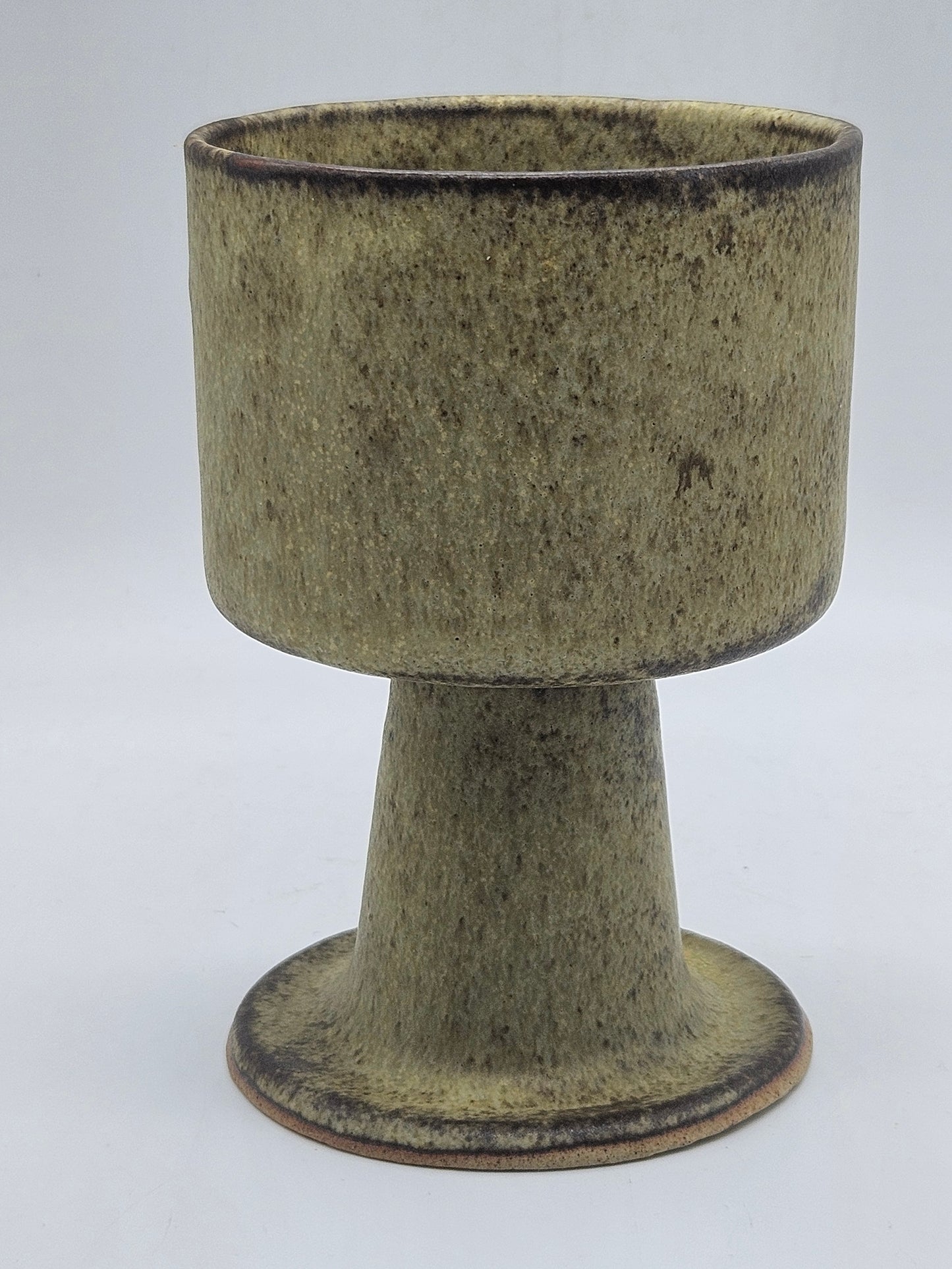 Vintage Medieval Style Goblet, Studio Pottery
