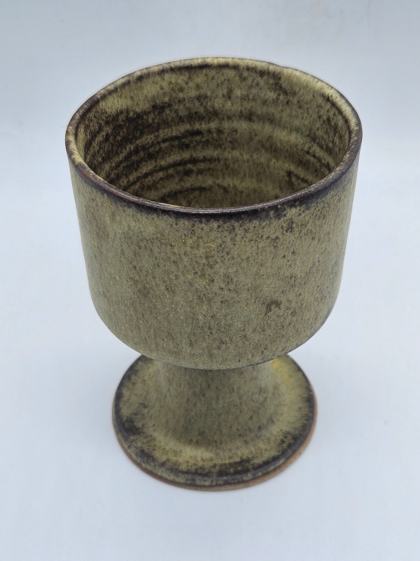 Vintage Medieval Style Goblet, Studio Pottery