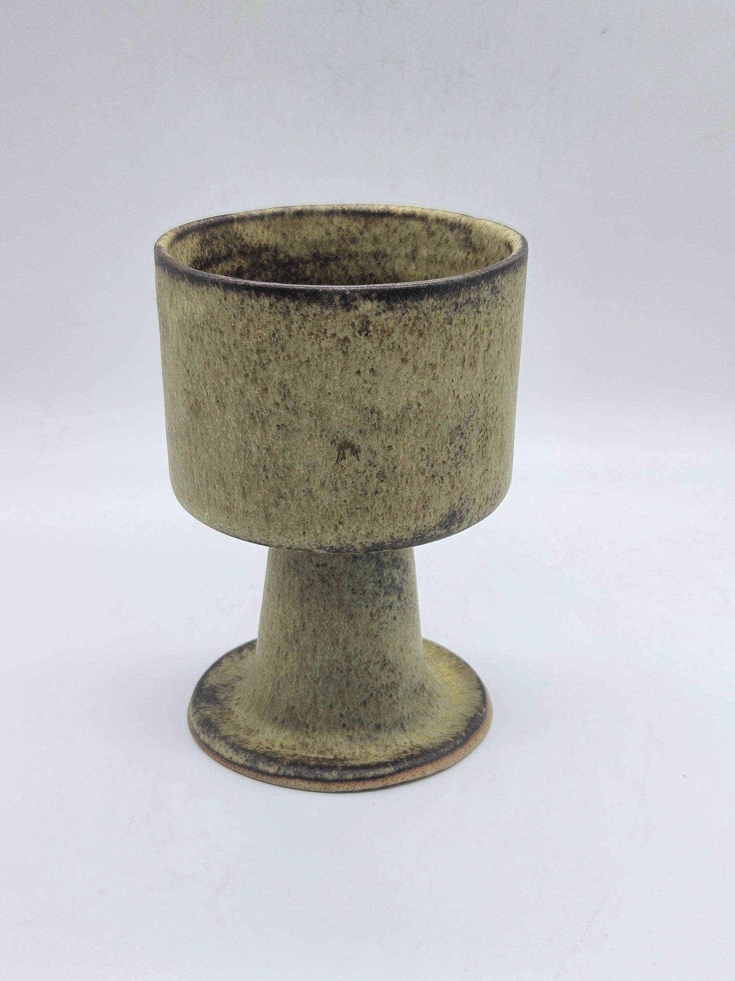 Vintage Medieval Style Goblet, Studio Pottery