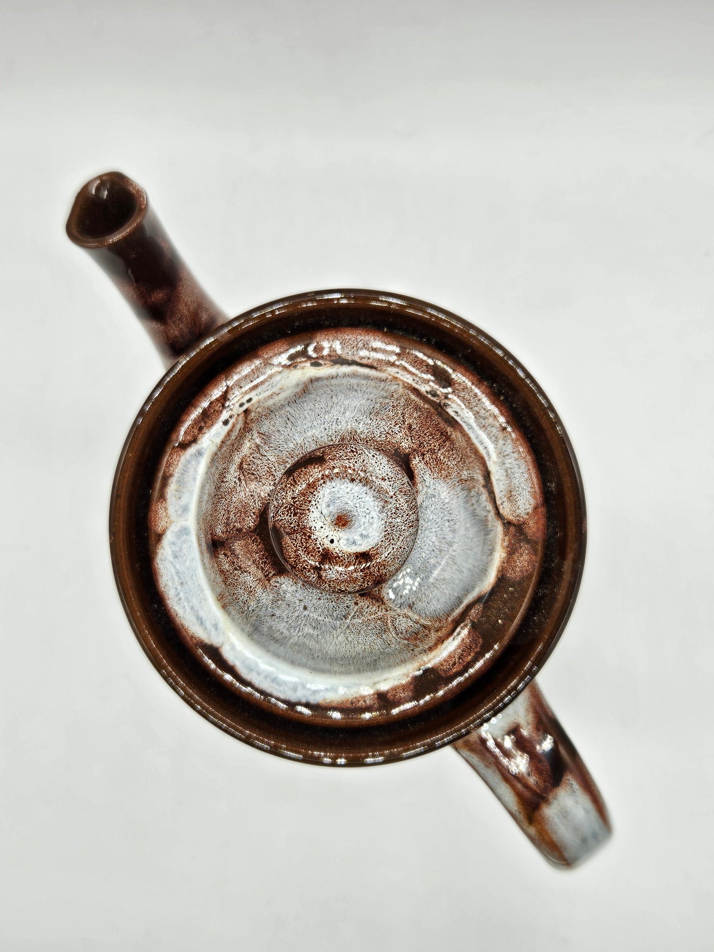 Vintage hand-made glazed Tea Pot, Evenny Pottery, Wales