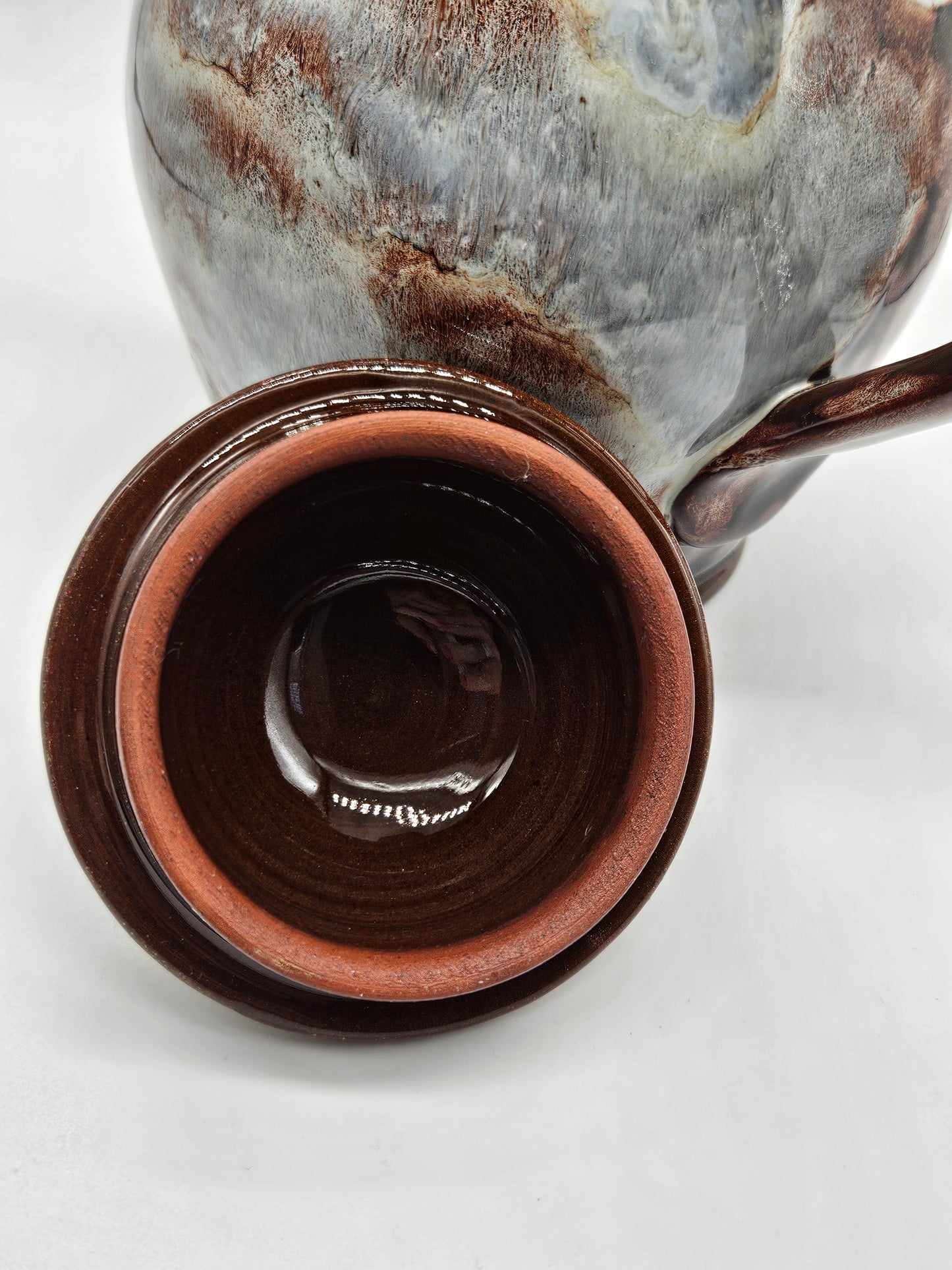 Vintage hand-made glazed Tea Pot, Evenny Pottery, Wales