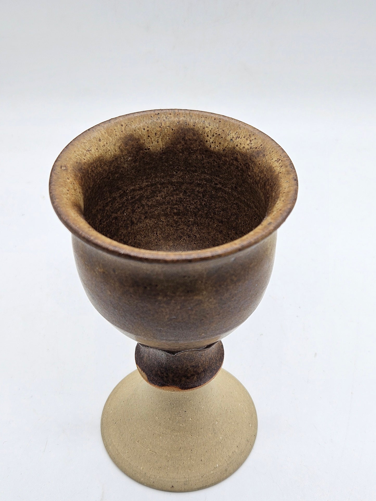 Vintage Medieval Style Goblet, Studio Pottery