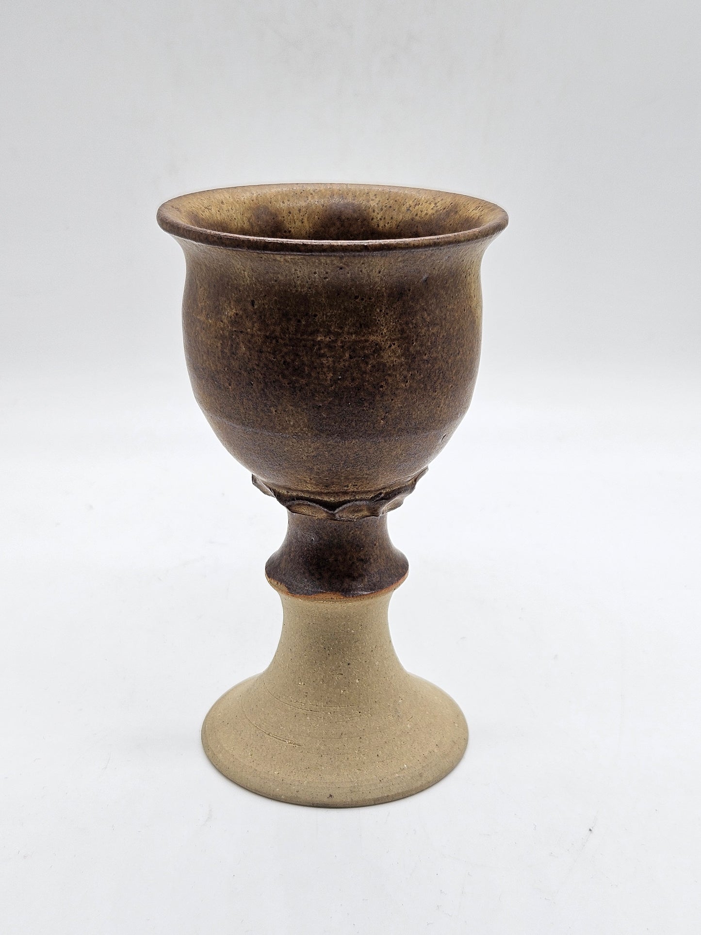 Vintage Medieval Style Goblet, Studio Pottery