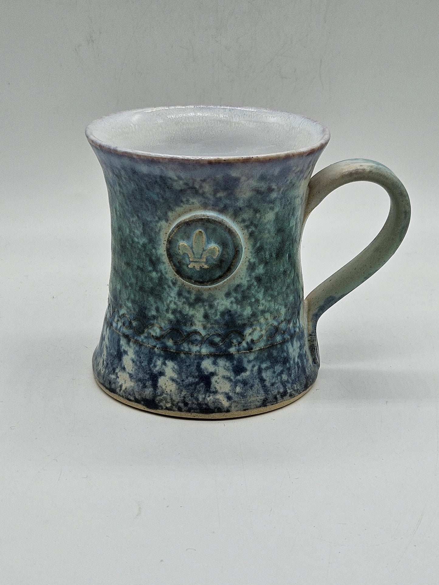 Conway Studio Pottery Silky finished Blue Mug, Medieval Collection