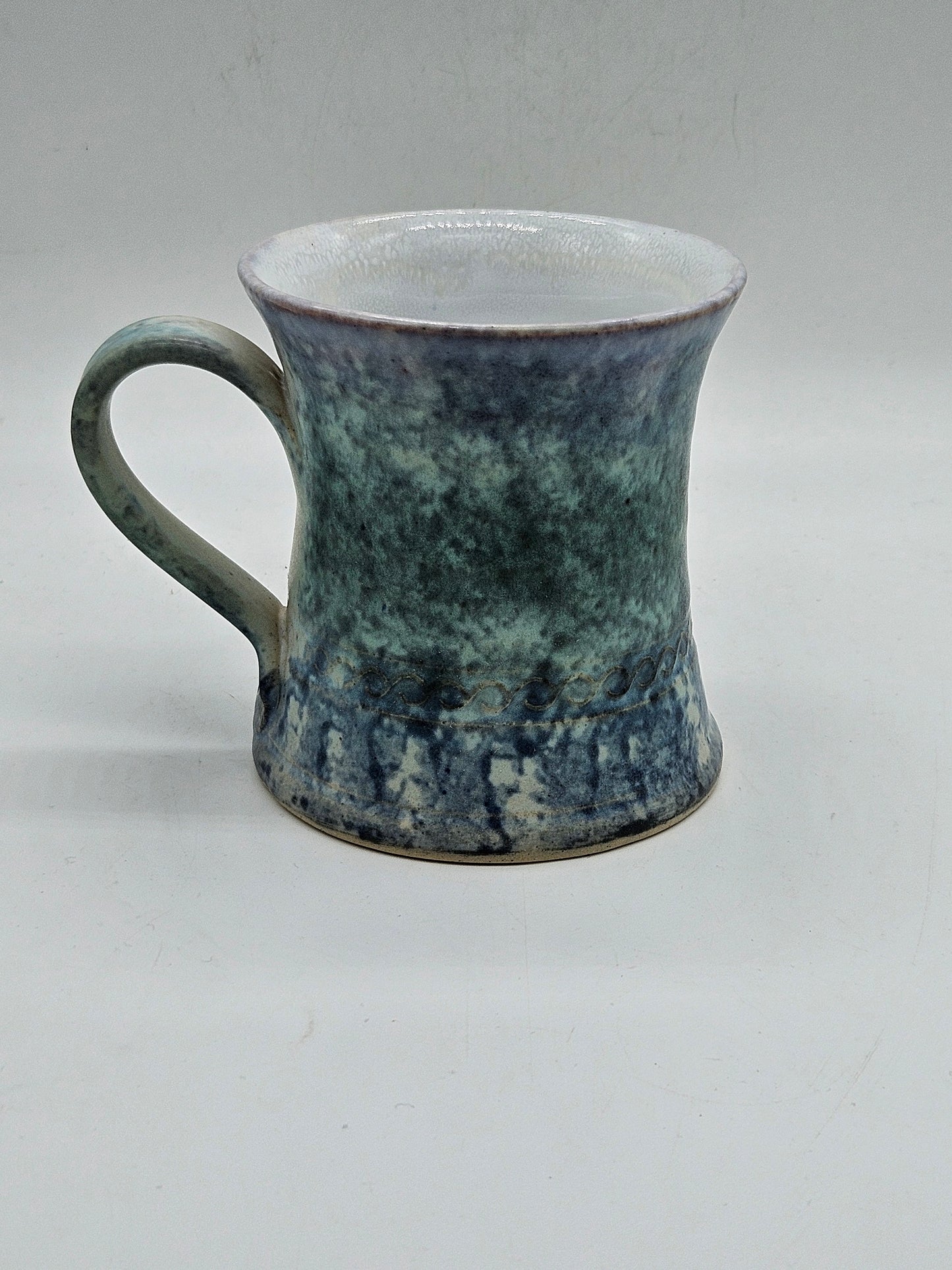 Conway Studio Pottery Silky finished Blue Mug, Medieval Collection