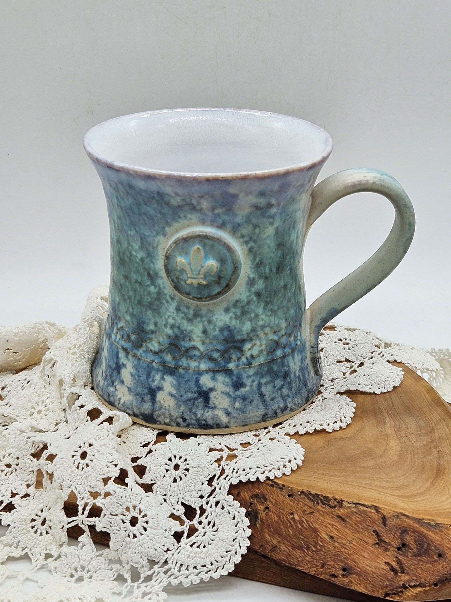 Conway Studio Pottery Silky finished Blue Mug, Medieval Collection