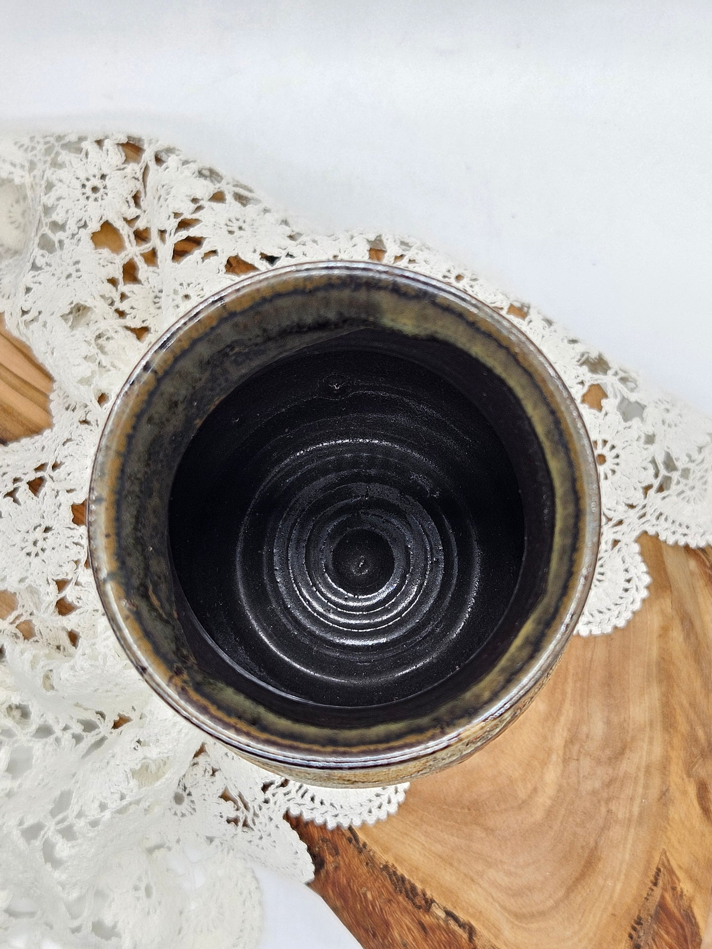 Vintage Large Medieval Style Goblet "Stone Tulip"