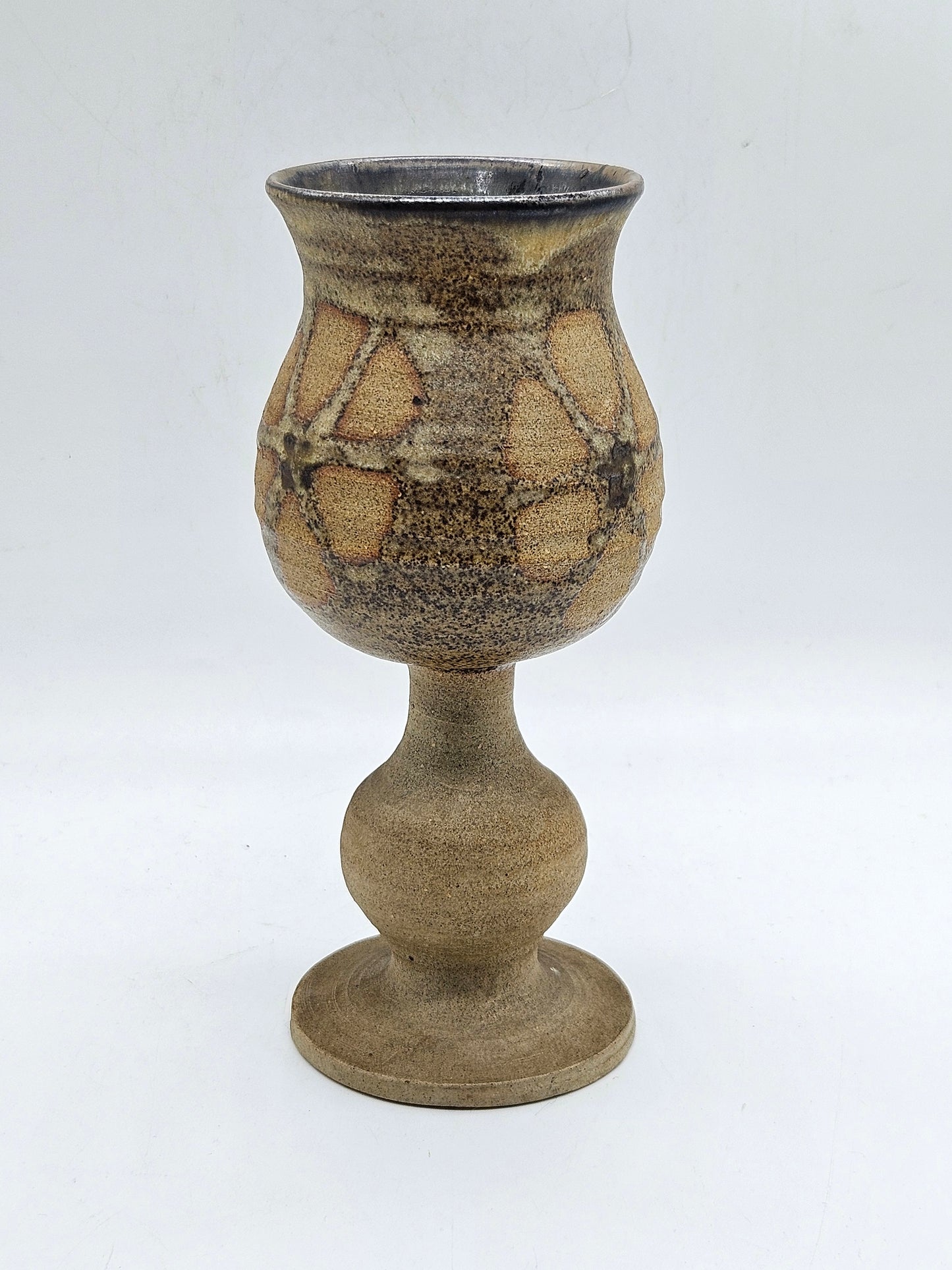 Vintage Large Medieval Style Goblet "Stone Tulip"