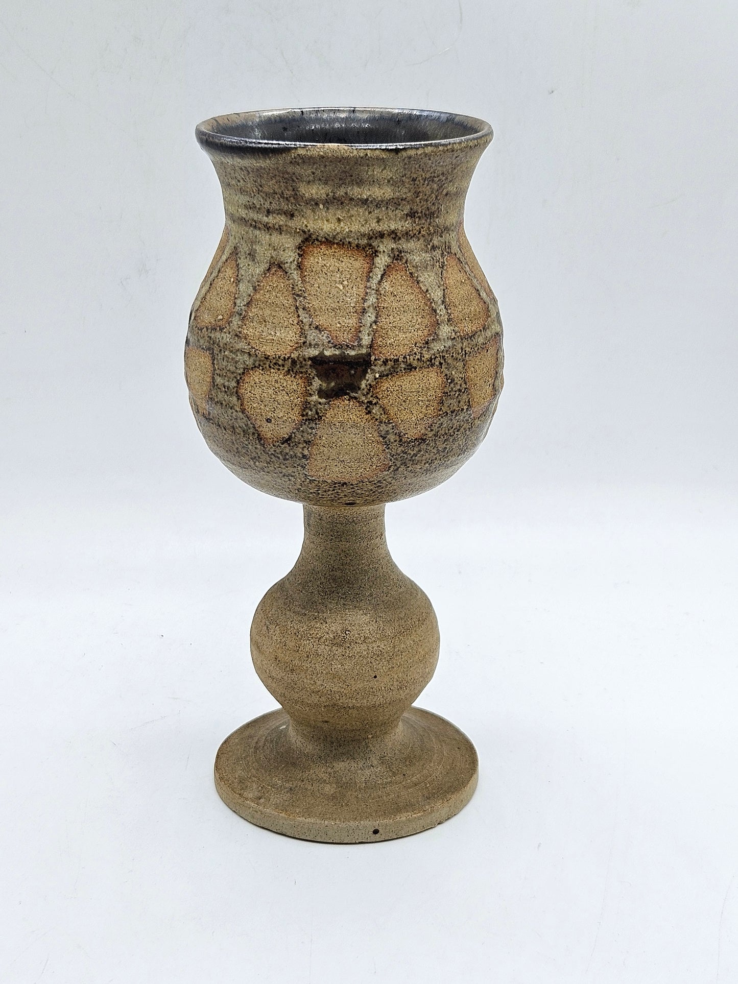Vintage Large Medieval Style Goblet "Stone Tulip"