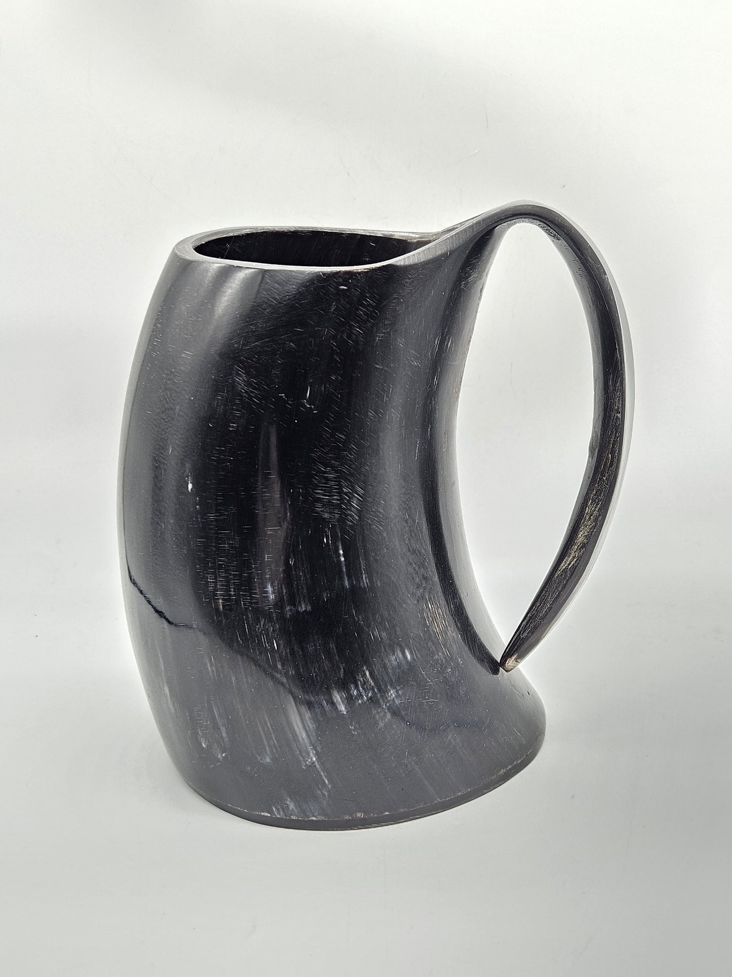 Huge 2 pints Vintage Horn Beer Tankard "Soul of Viking", Yorkshire