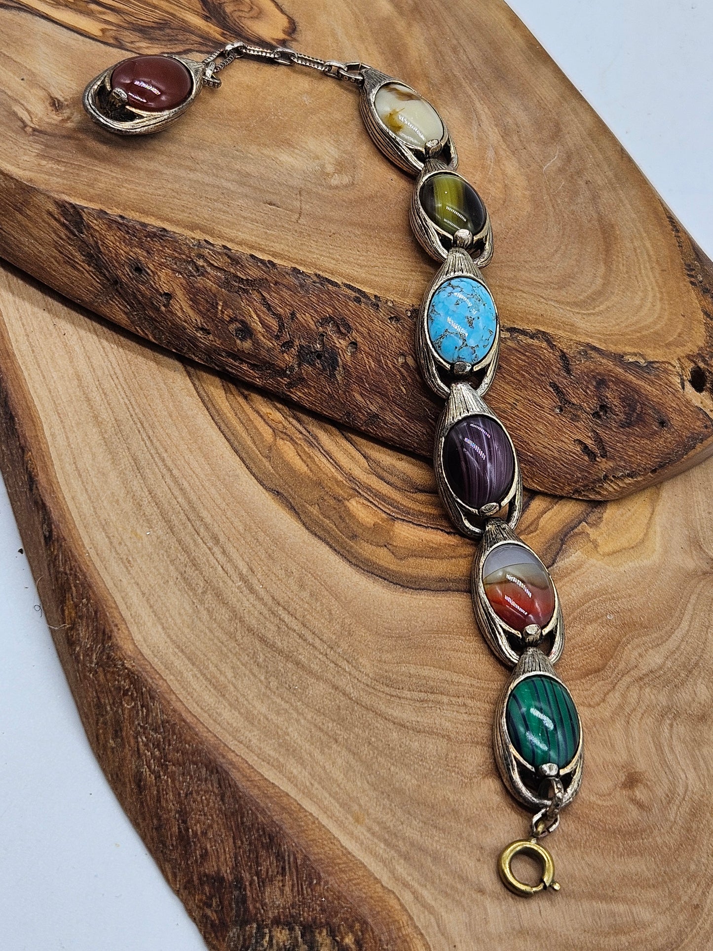 Vintage/antique Bracelet with Scottish gemstones, Scotland
