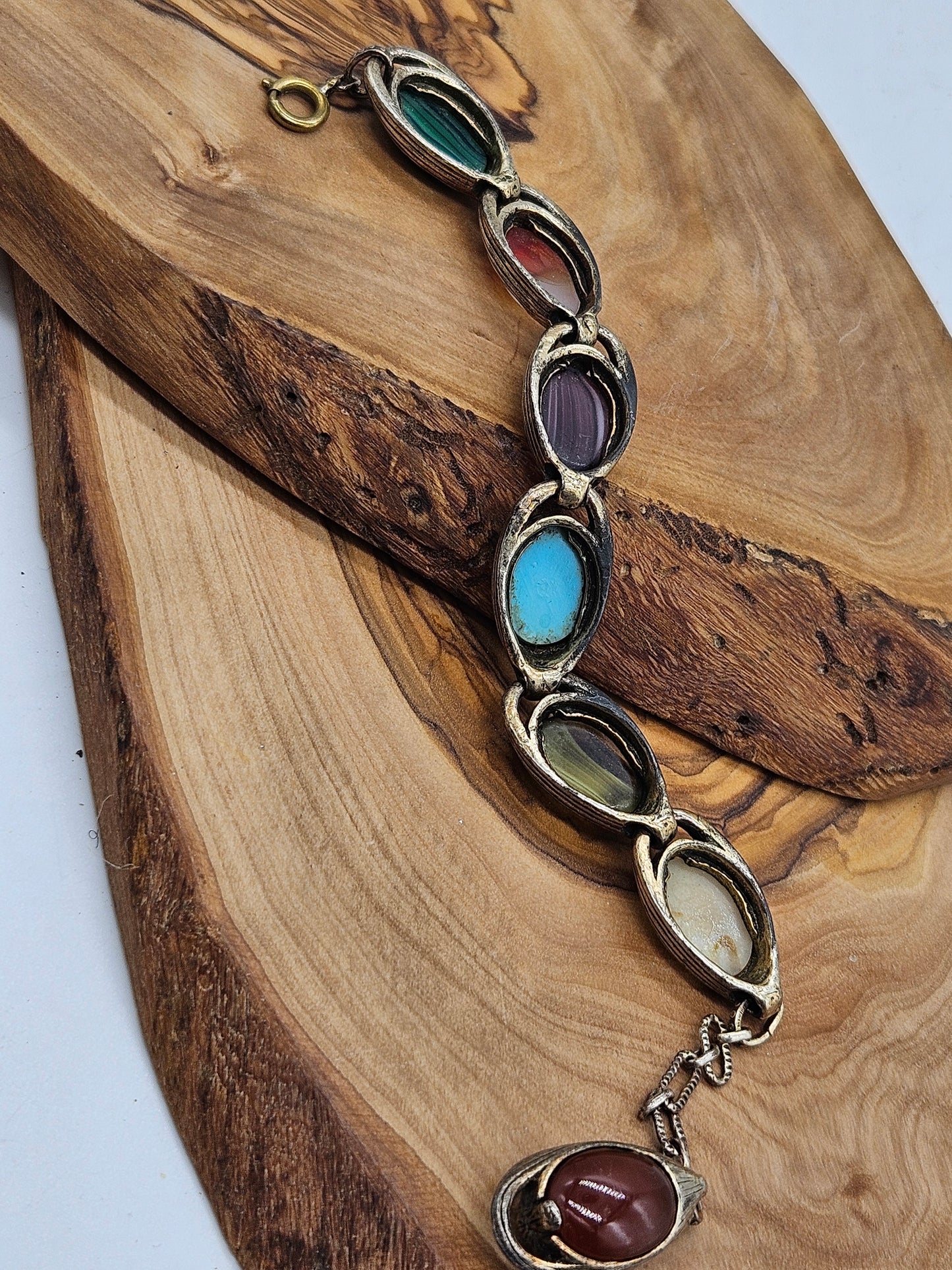 Vintage/antique Bracelet with Scottish gemstones, Scotland