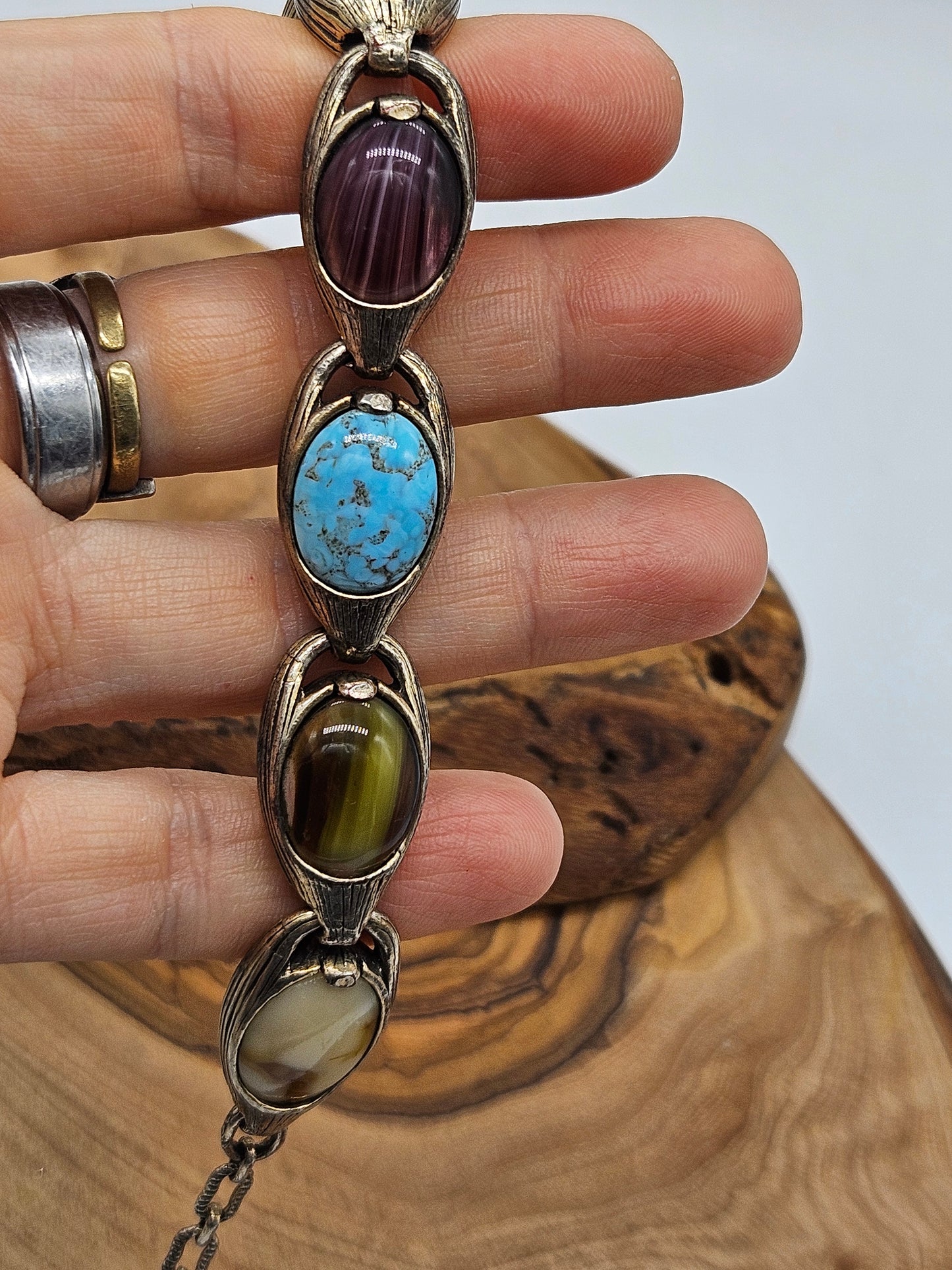 Vintage/antique Bracelet with Scottish gemstones, Scotland