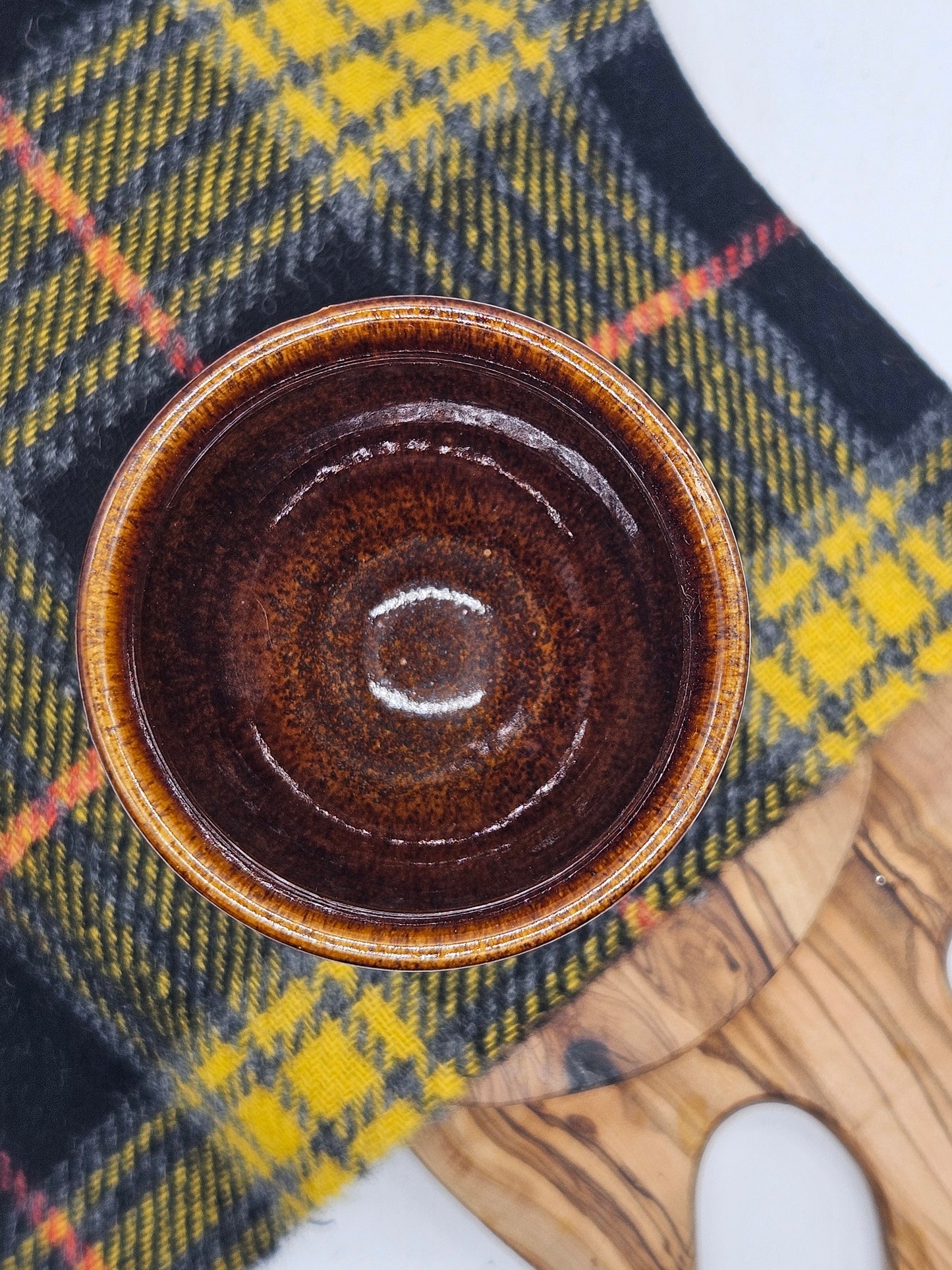 Vintage Studio Pottery Medium Size Goblet, Glossed finish inside
