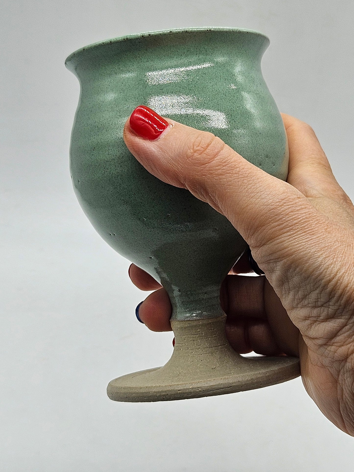 Vintage Studio Pottery Medium Size Semi-matt finish Goblet
