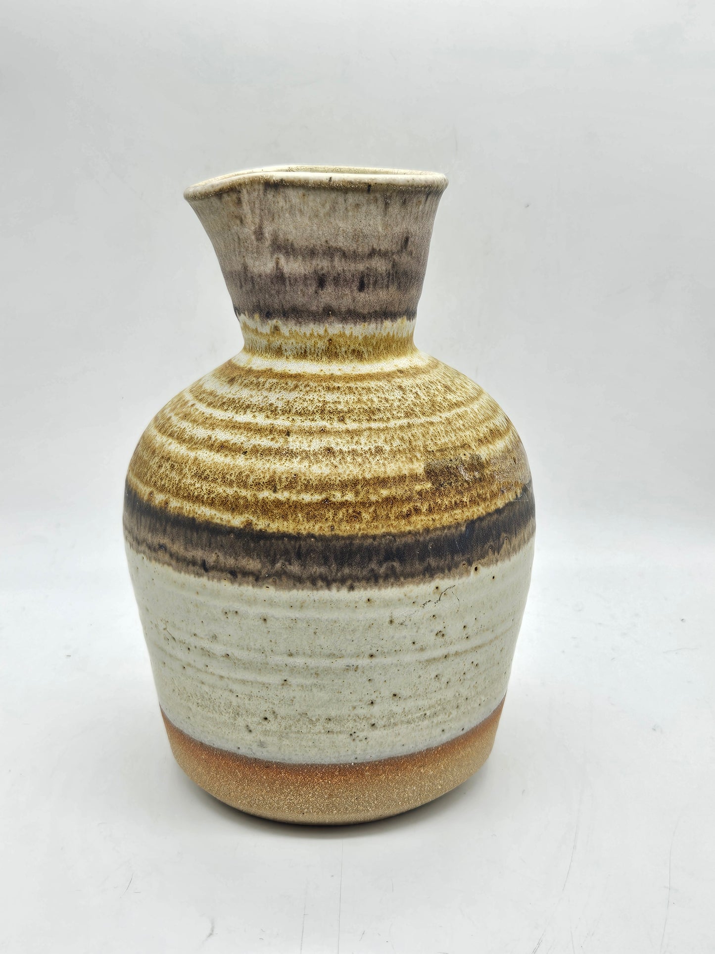 Vintage Large Medieval-style Studio Pottery Ceramic Bottle-Decanter