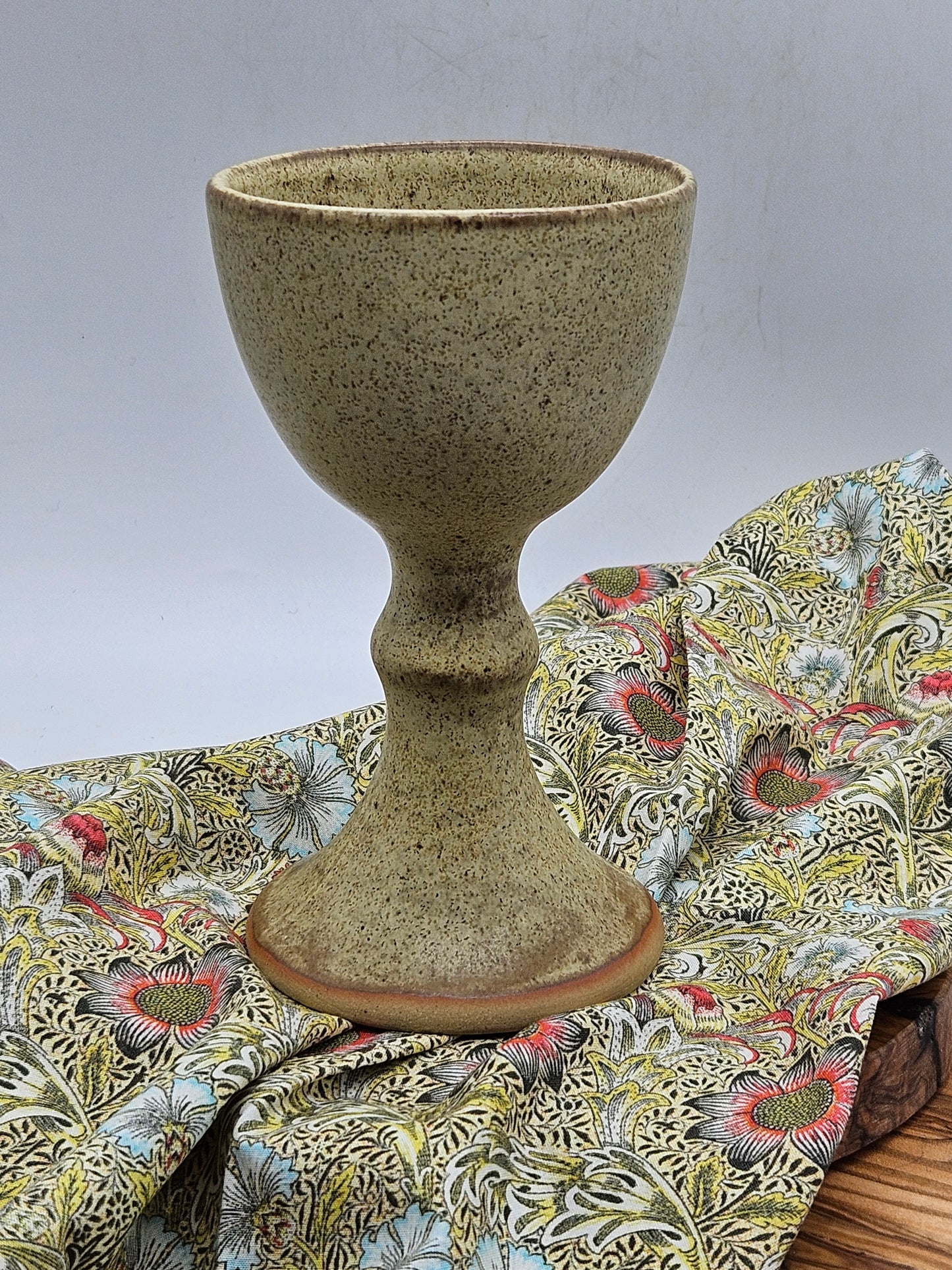 Vintage Studio Pottery Medium Size Rustic-style Goblet