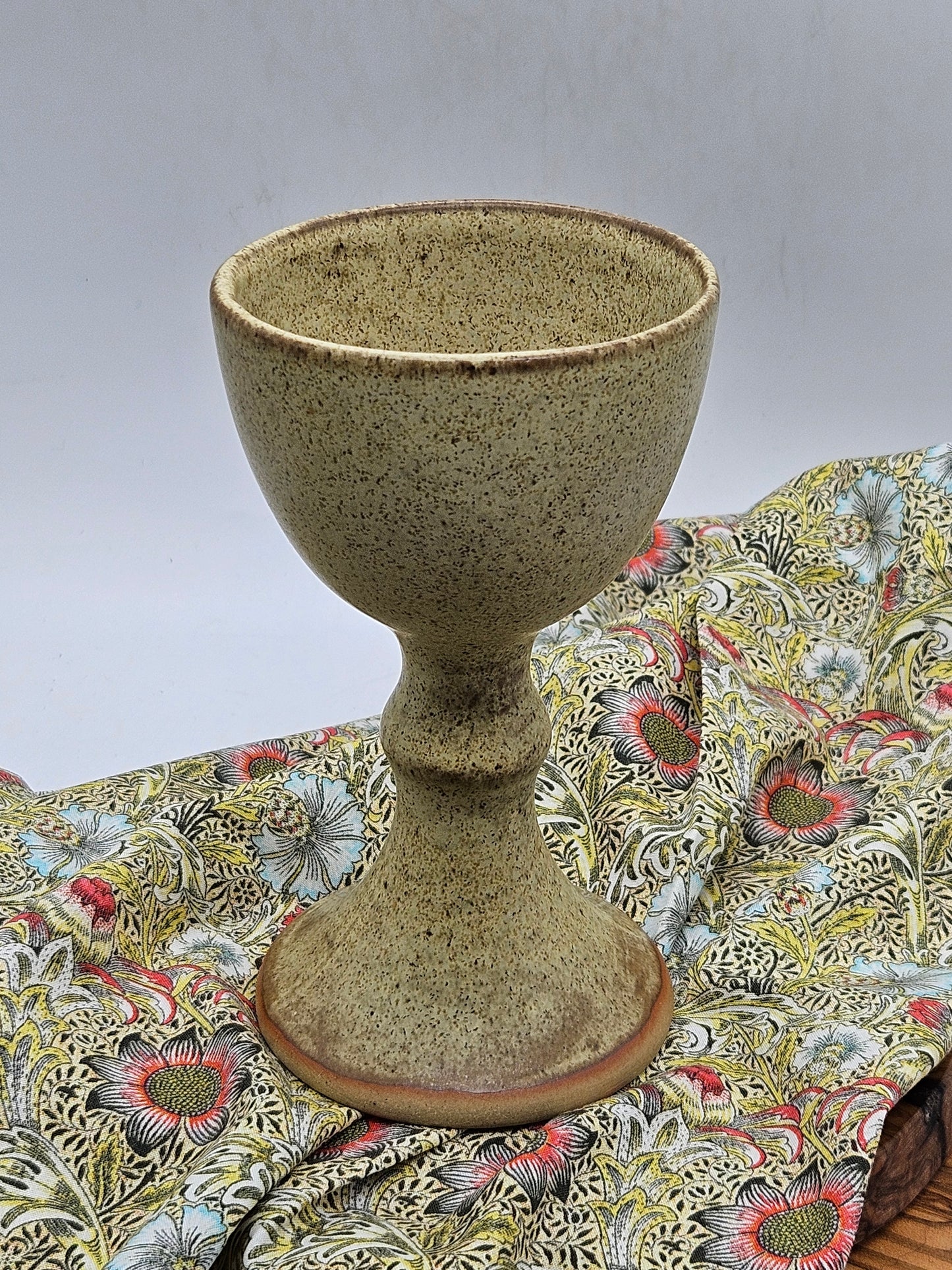Vintage Studio Pottery Medium Size Rustic-style Goblet