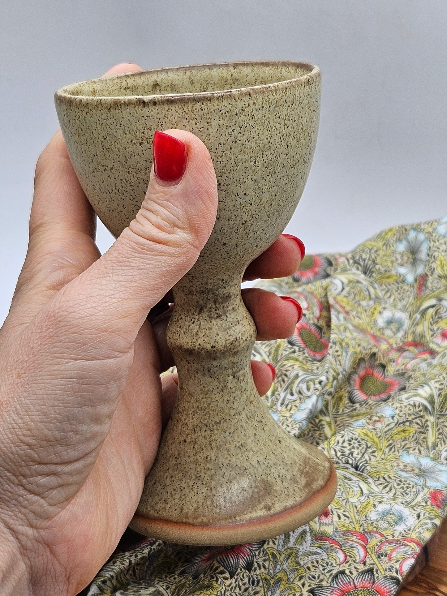 Vintage Studio Pottery Medium Size Rustic-style Goblet