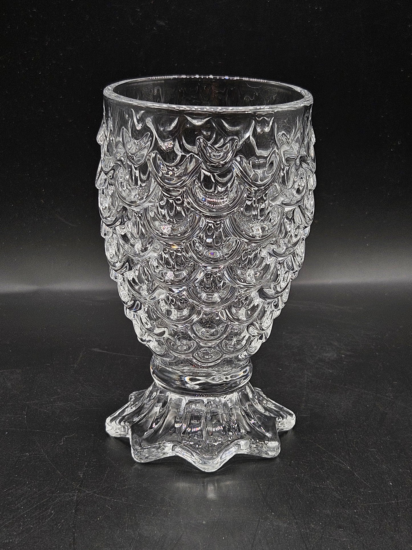 Vintage Mermaid Tail shape Glass, VGC EB122