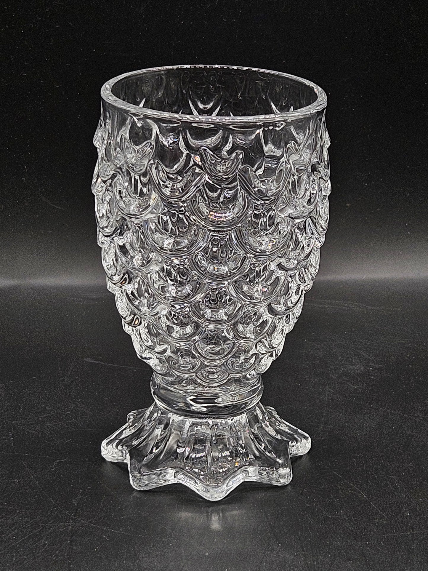 Vintage Mermaid Tail shape Glass, VGC EB122