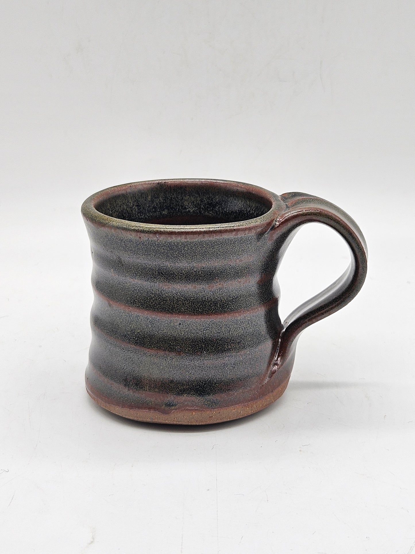 Vintage Studio Pottery Espresso-size Mug, Hand Thrown,