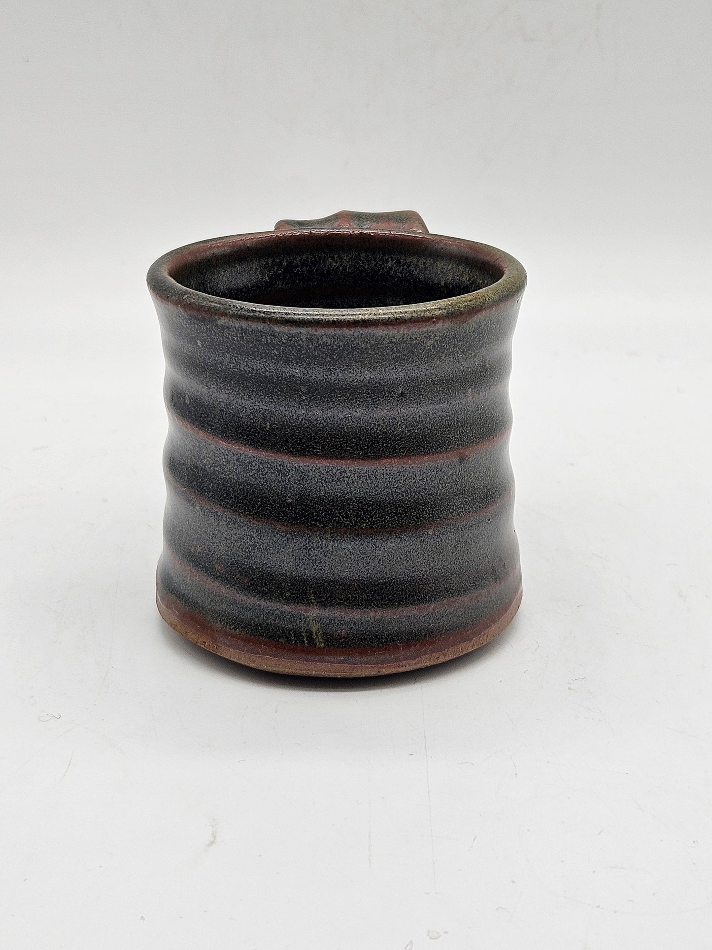 Vintage Studio Pottery Espresso-size Mug, Hand Thrown,