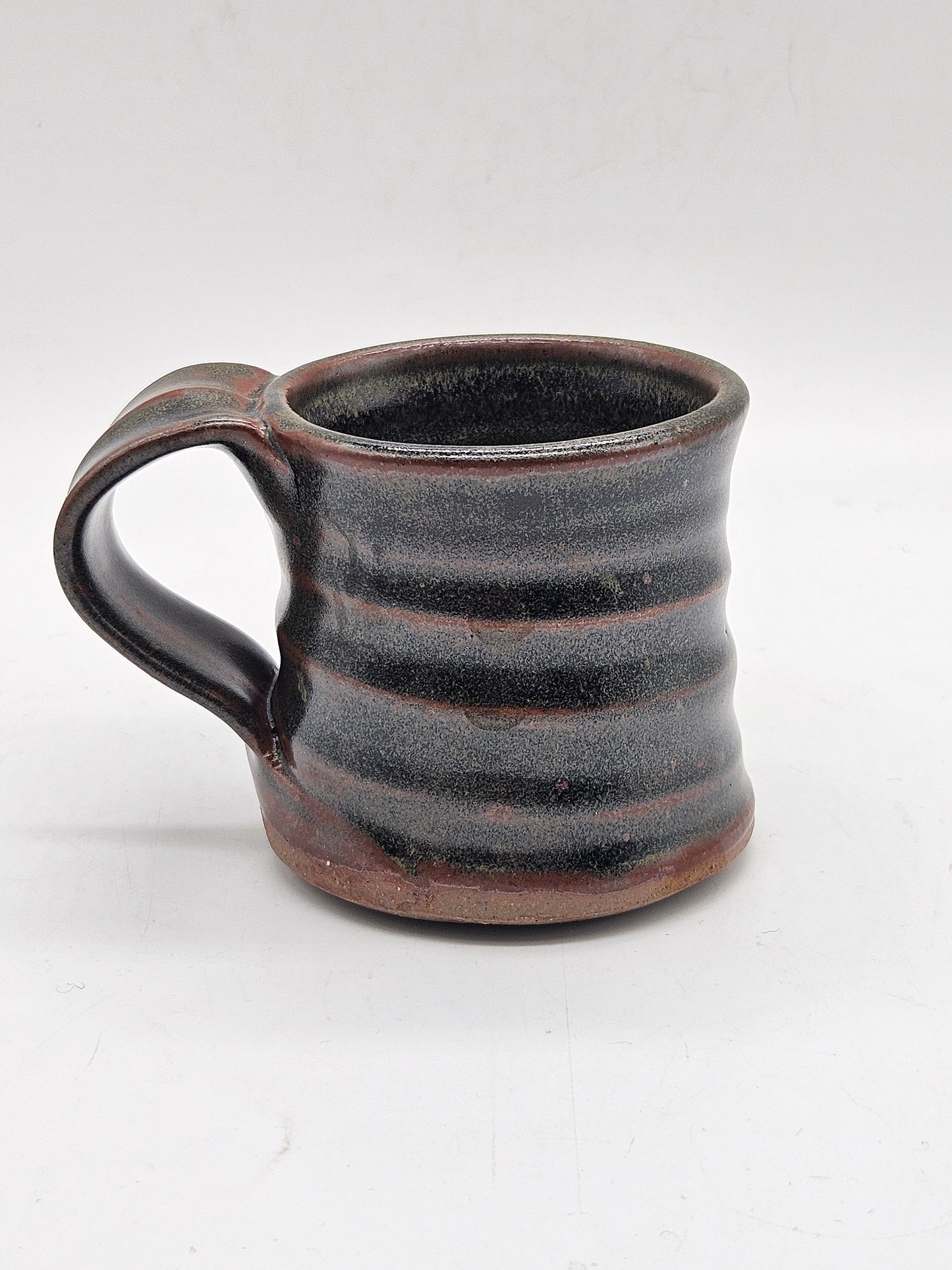 Vintage Studio Pottery Espresso-size Mug, Hand Thrown,