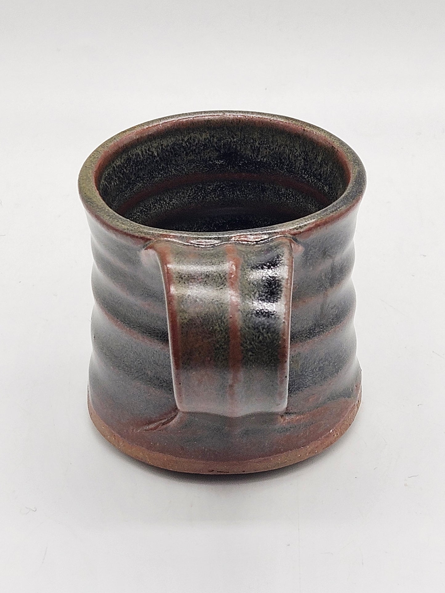 Vintage Studio Pottery Espresso-size Mug, Hand Thrown,
