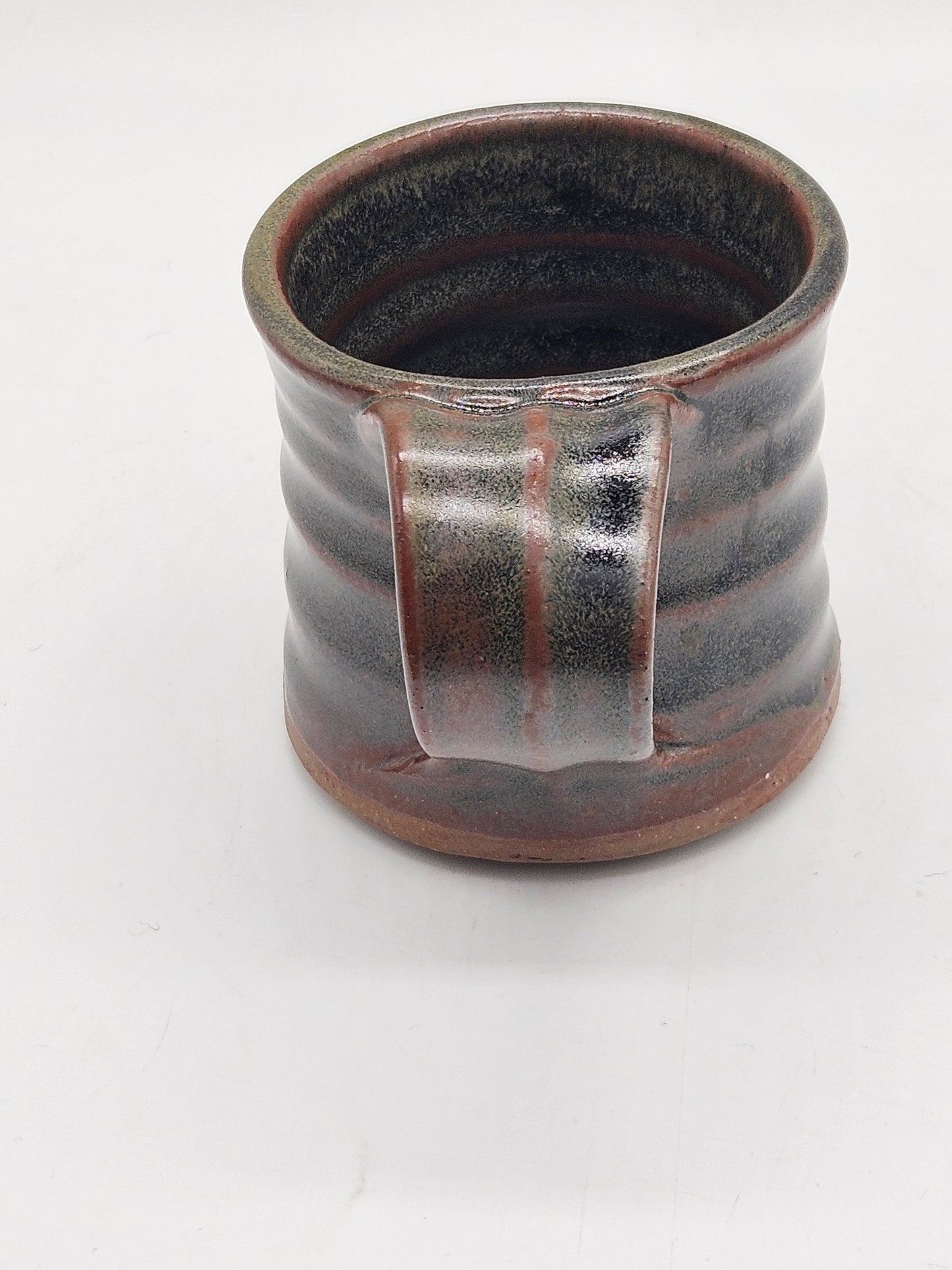 Vintage Studio Pottery Espresso-size Mug, Hand Thrown,