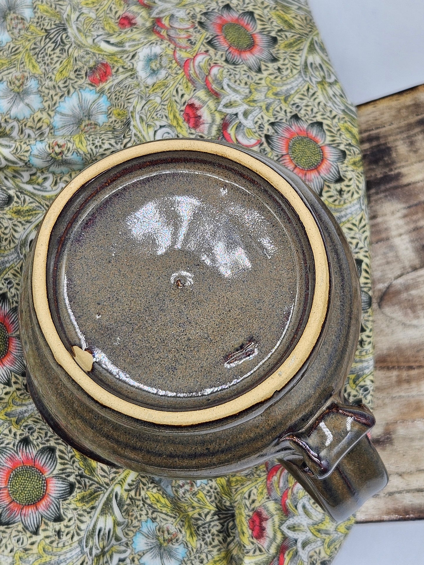 Vintage Bath Studio Pottery Glossy finish Mug, Hand Thrown