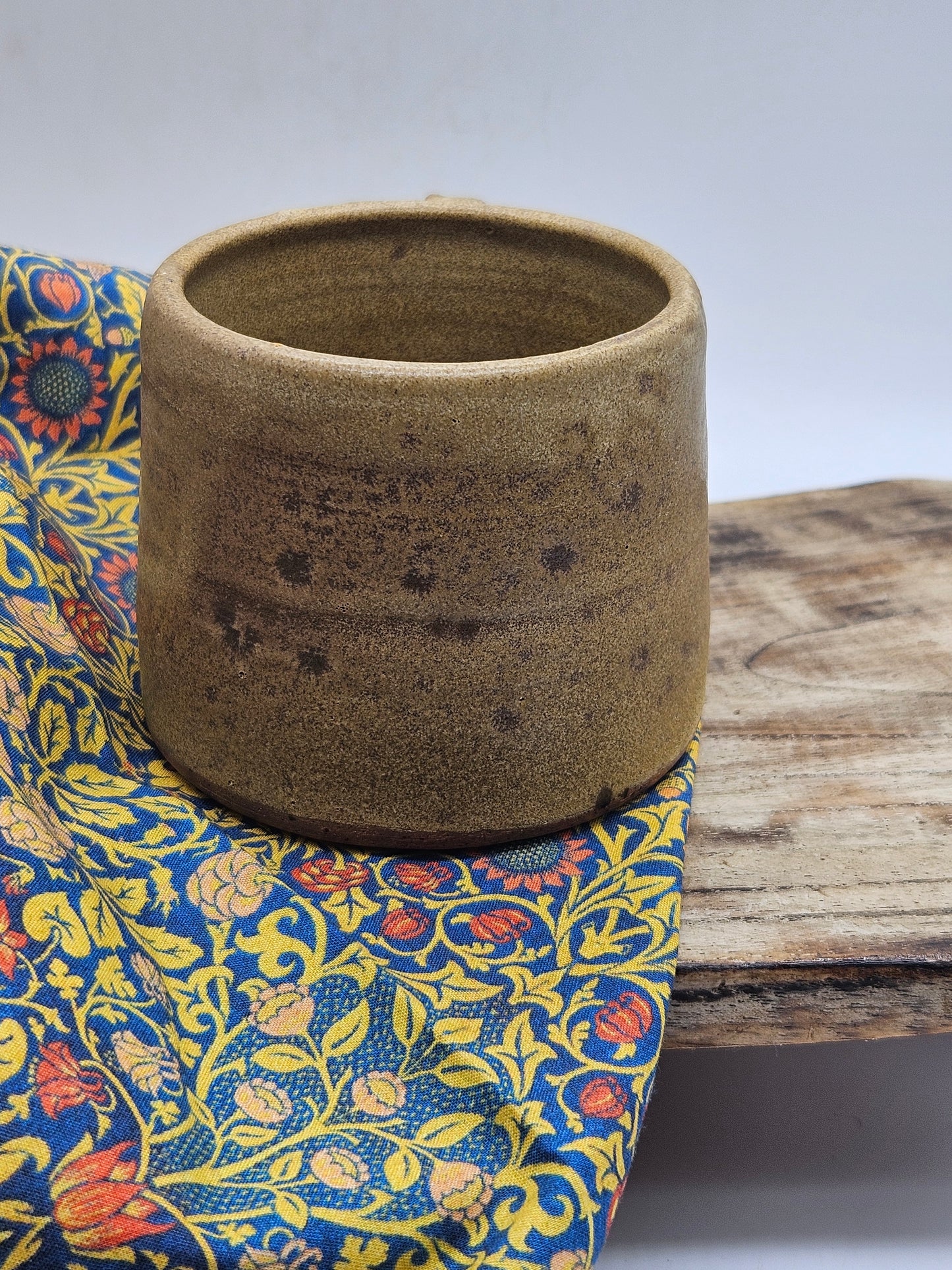 Vintage Studio Pottery Medieval Style Mug, Hand Thrown