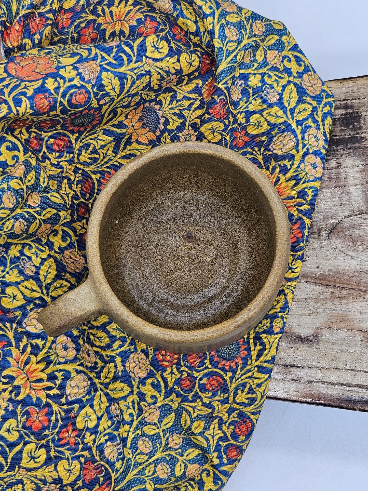Vintage Studio Pottery Medieval Style Mug, Hand Thrown
