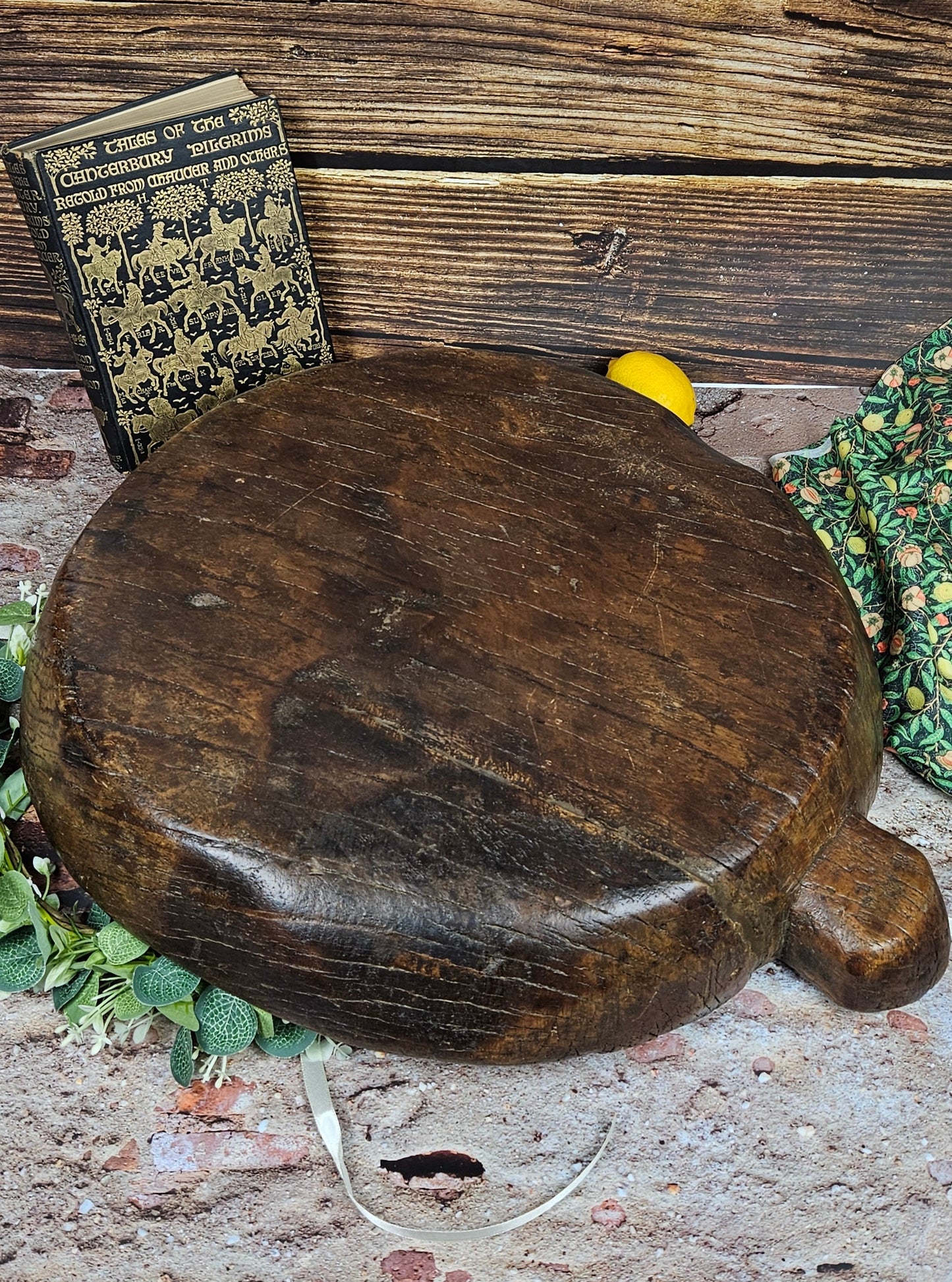 Huge antique Old Oak Trough