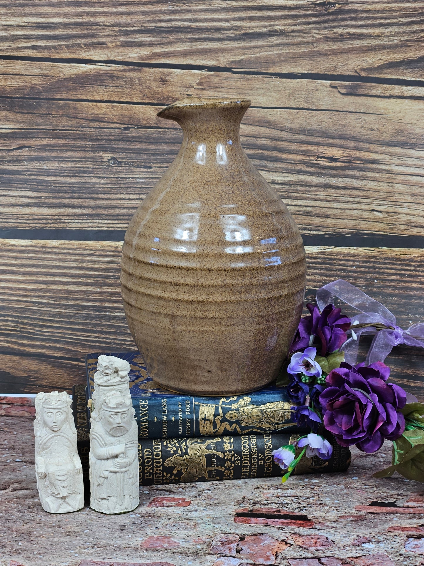 Vintage Studio Pottery Large Decanter/Bottle