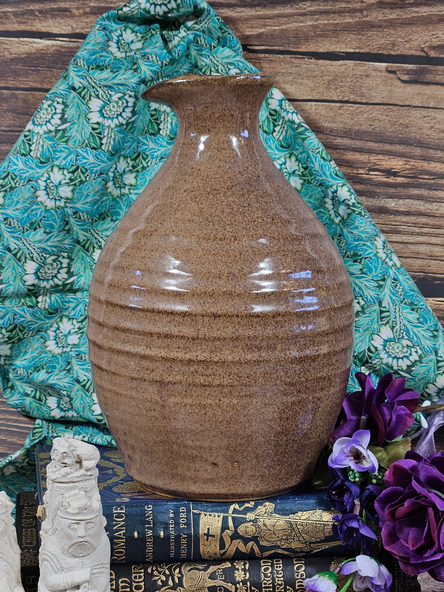 Vintage Studio Pottery Large Decanter/Bottle