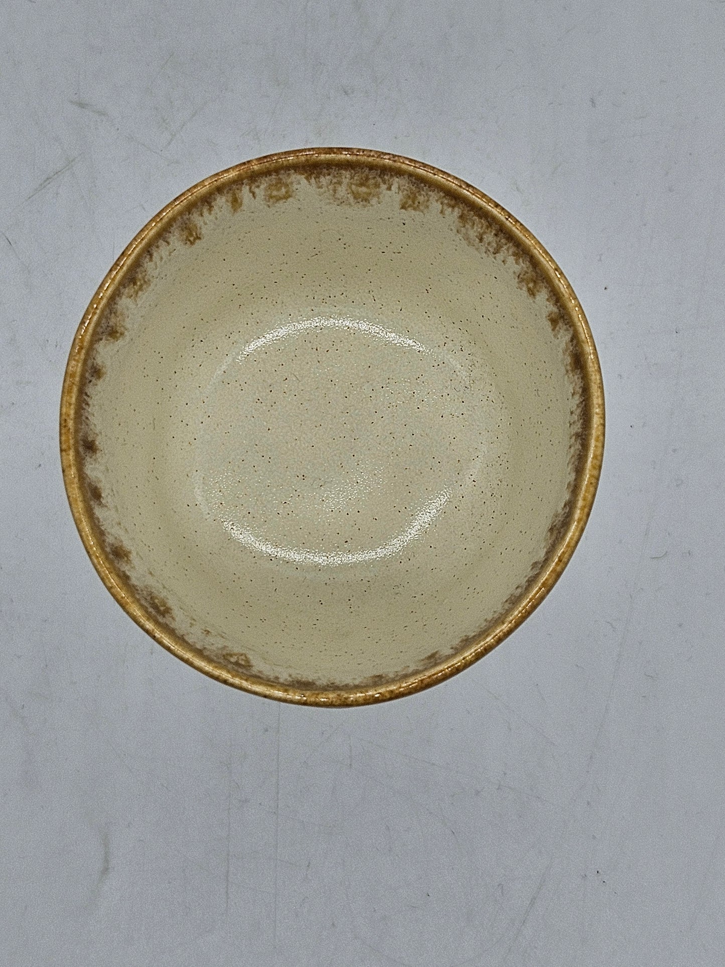 Vintage Studio Pottery Fully Glazed Milk Colour Goblet