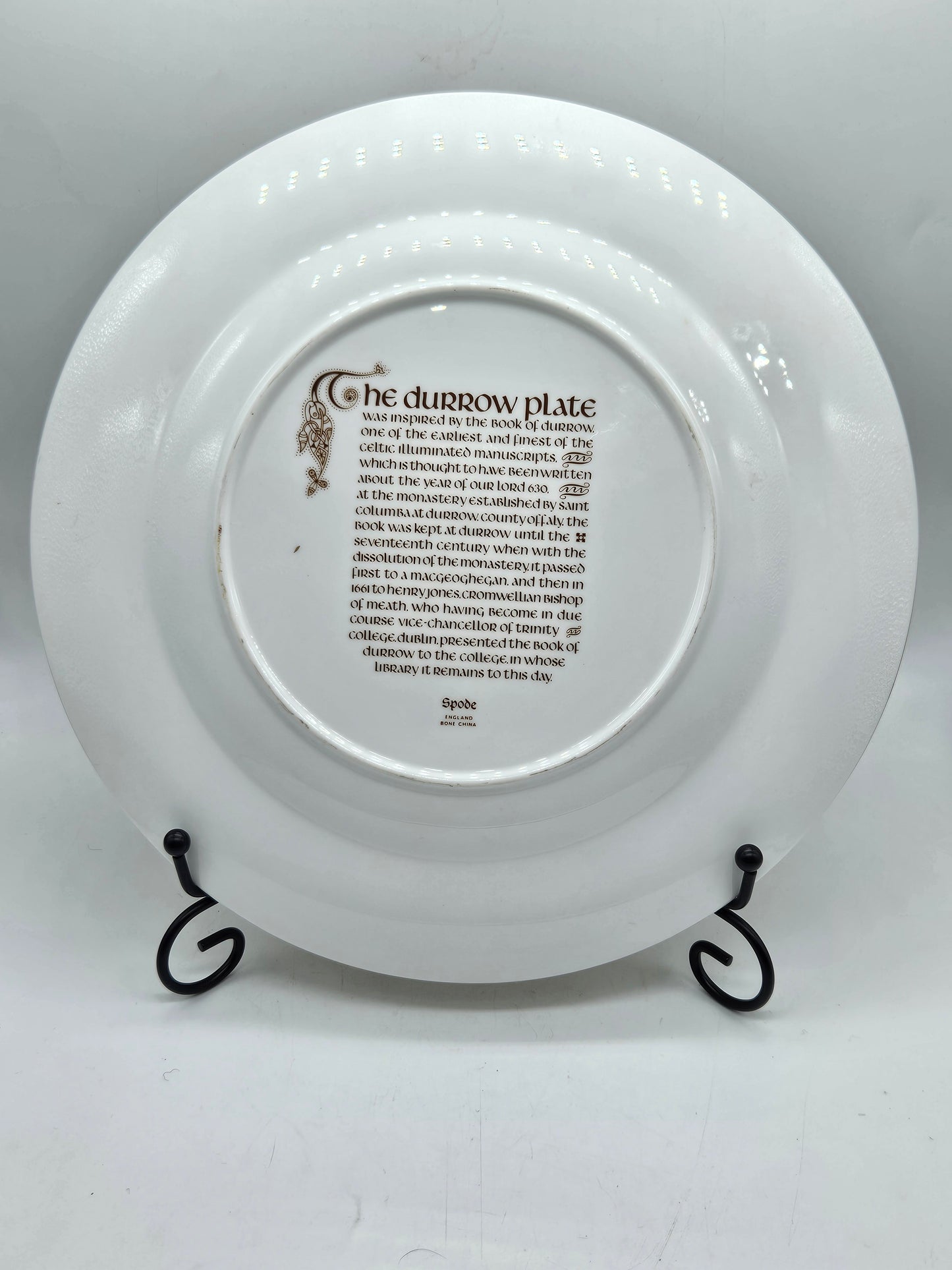 Large 27 cm collectable Spode Durrow Plate