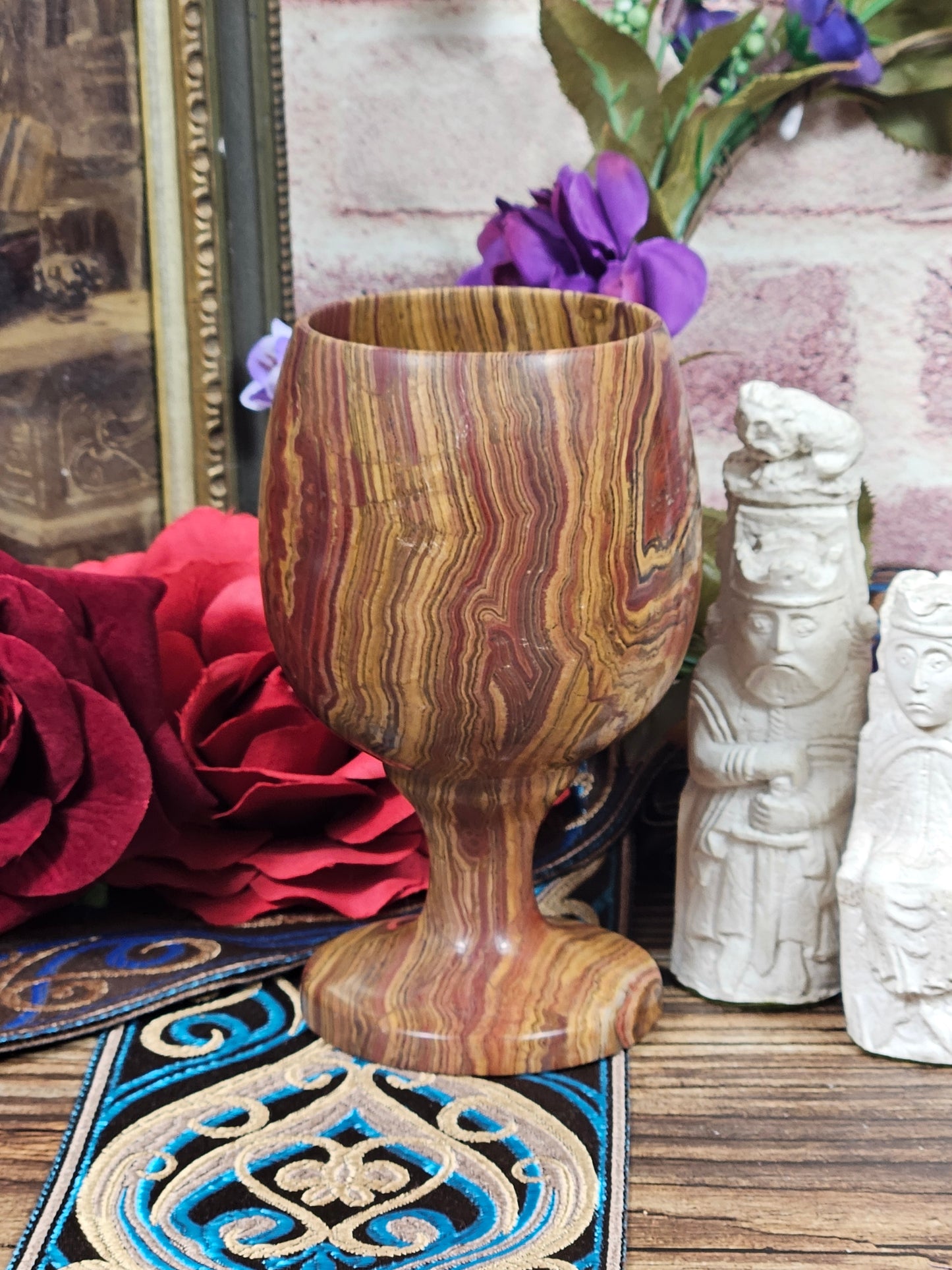 Beautiful Vintage Onyx Goblet
