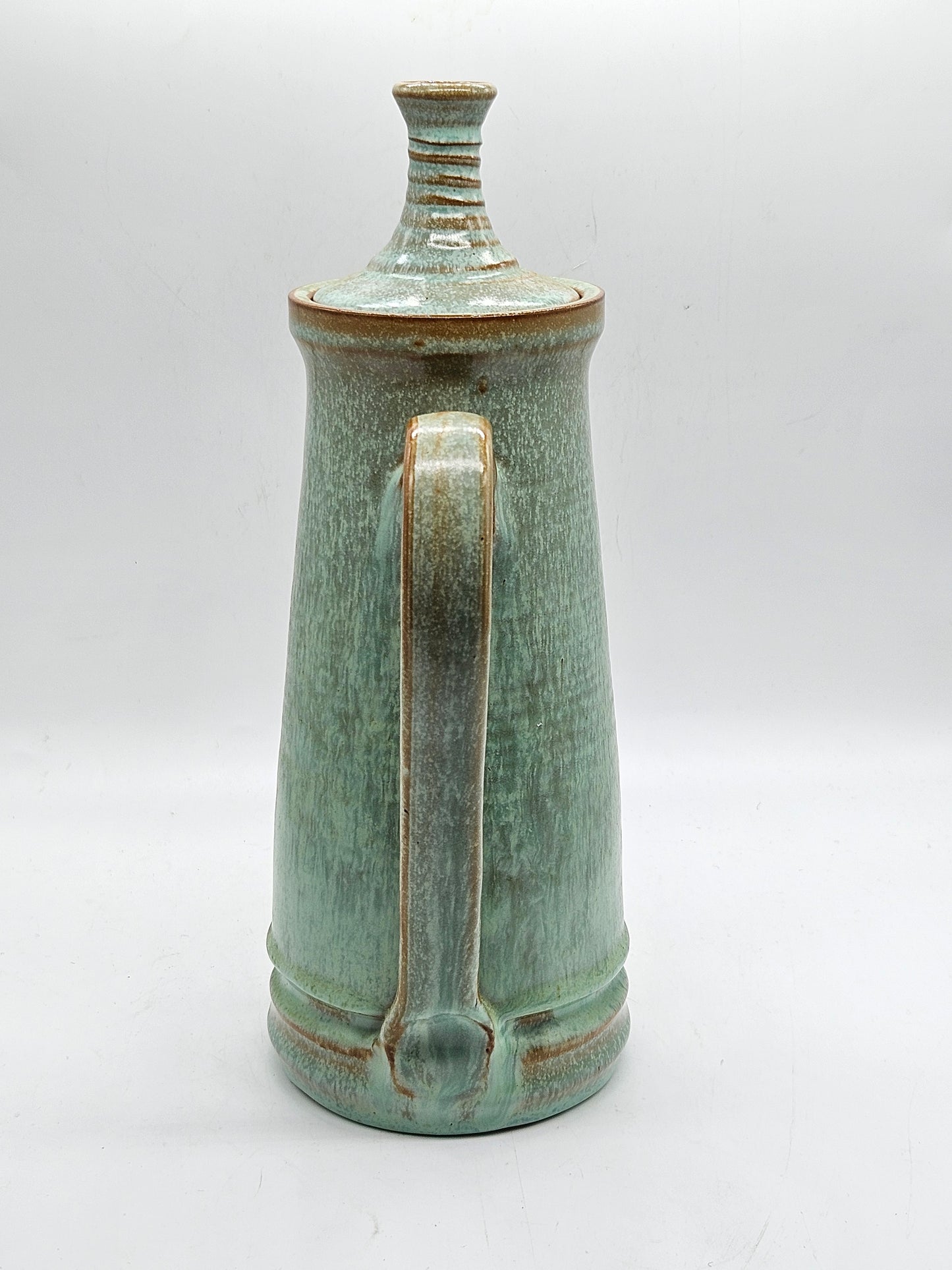 Rare Vintage Studio Pottery Knight Tintagel Coffee Pot