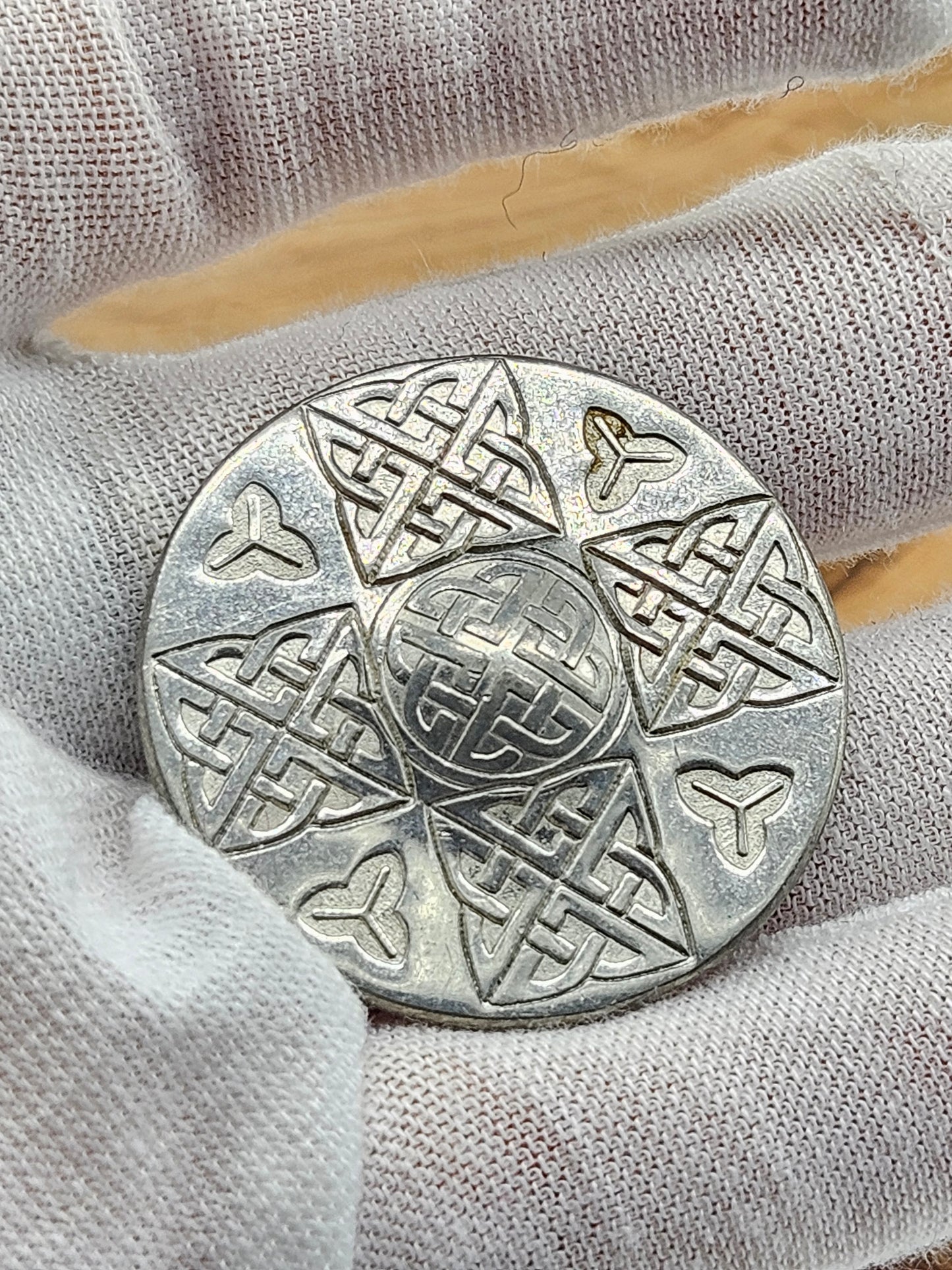 Vintage Scottish Brooch The Celtic Shield.