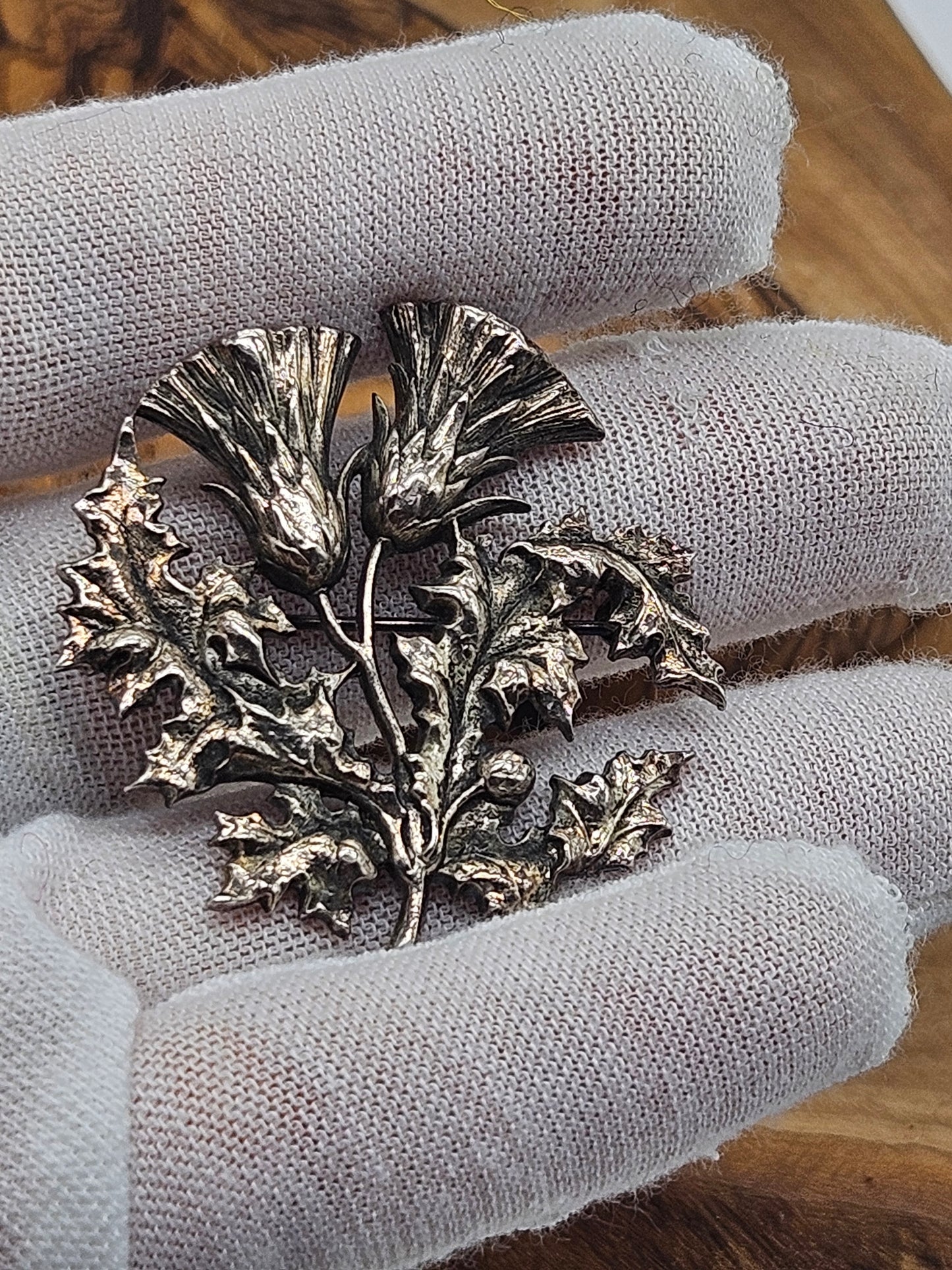 Antique Scottish Brooch The Scottish Thistle , VGC, L1149