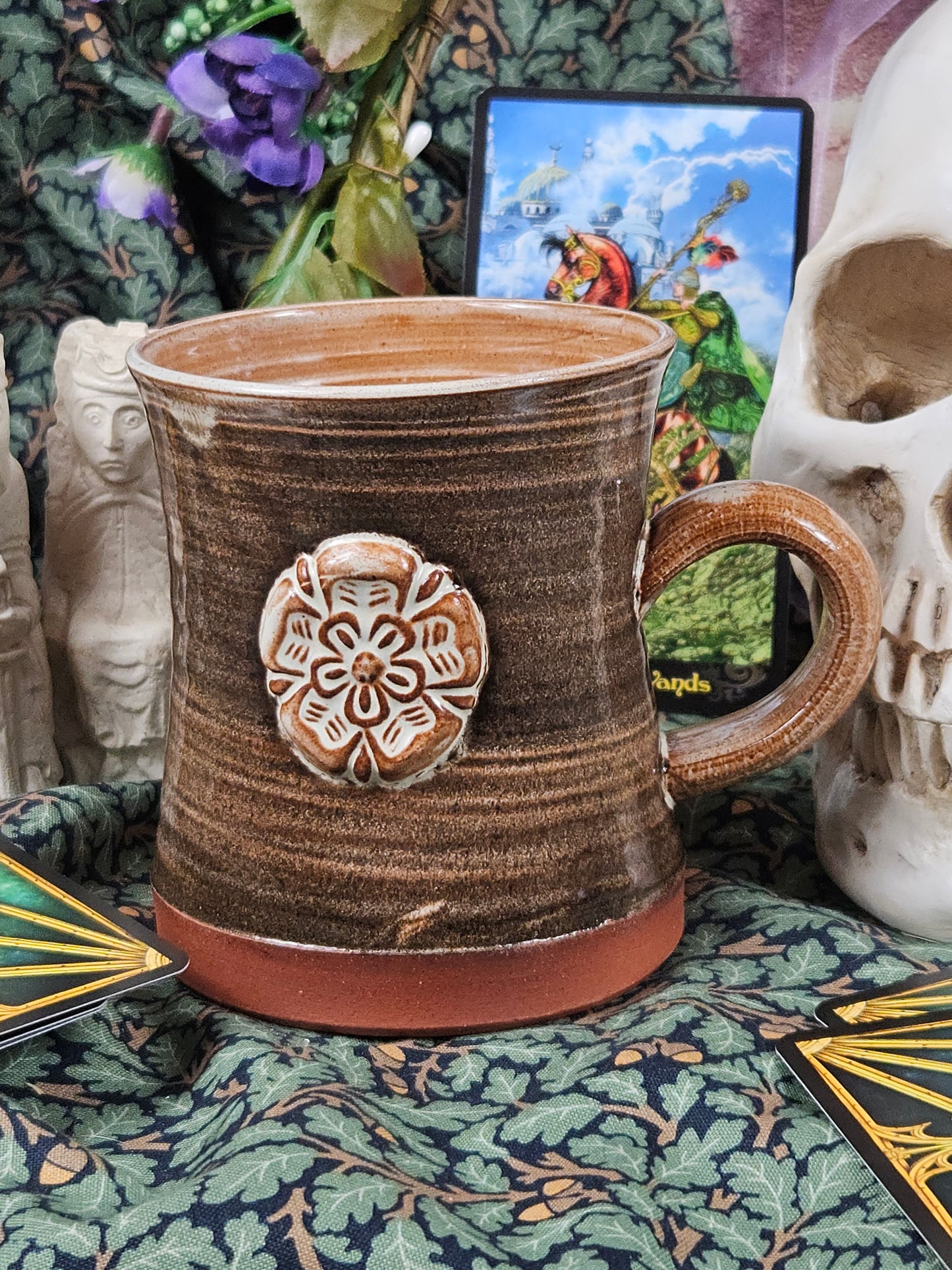 Studio Pottery Yorkshire Rose Mug