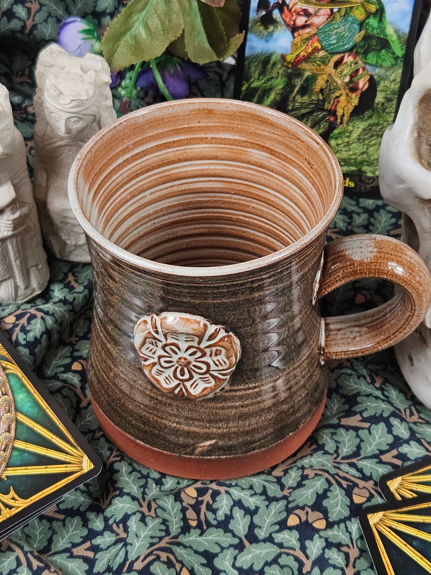 Studio Pottery Yorkshire Rose Mug