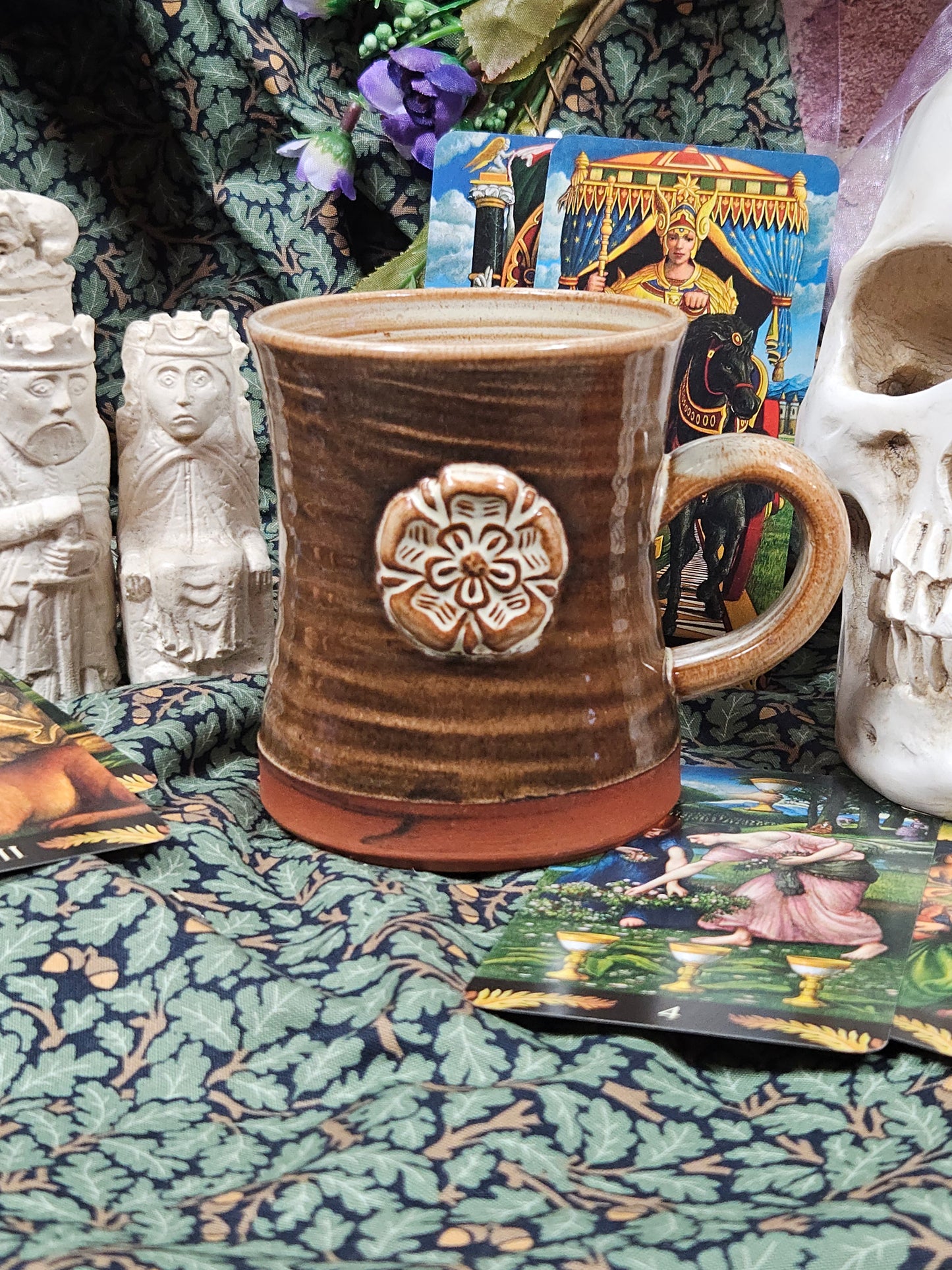 Studio Pottery Yorkshire Rose Mug