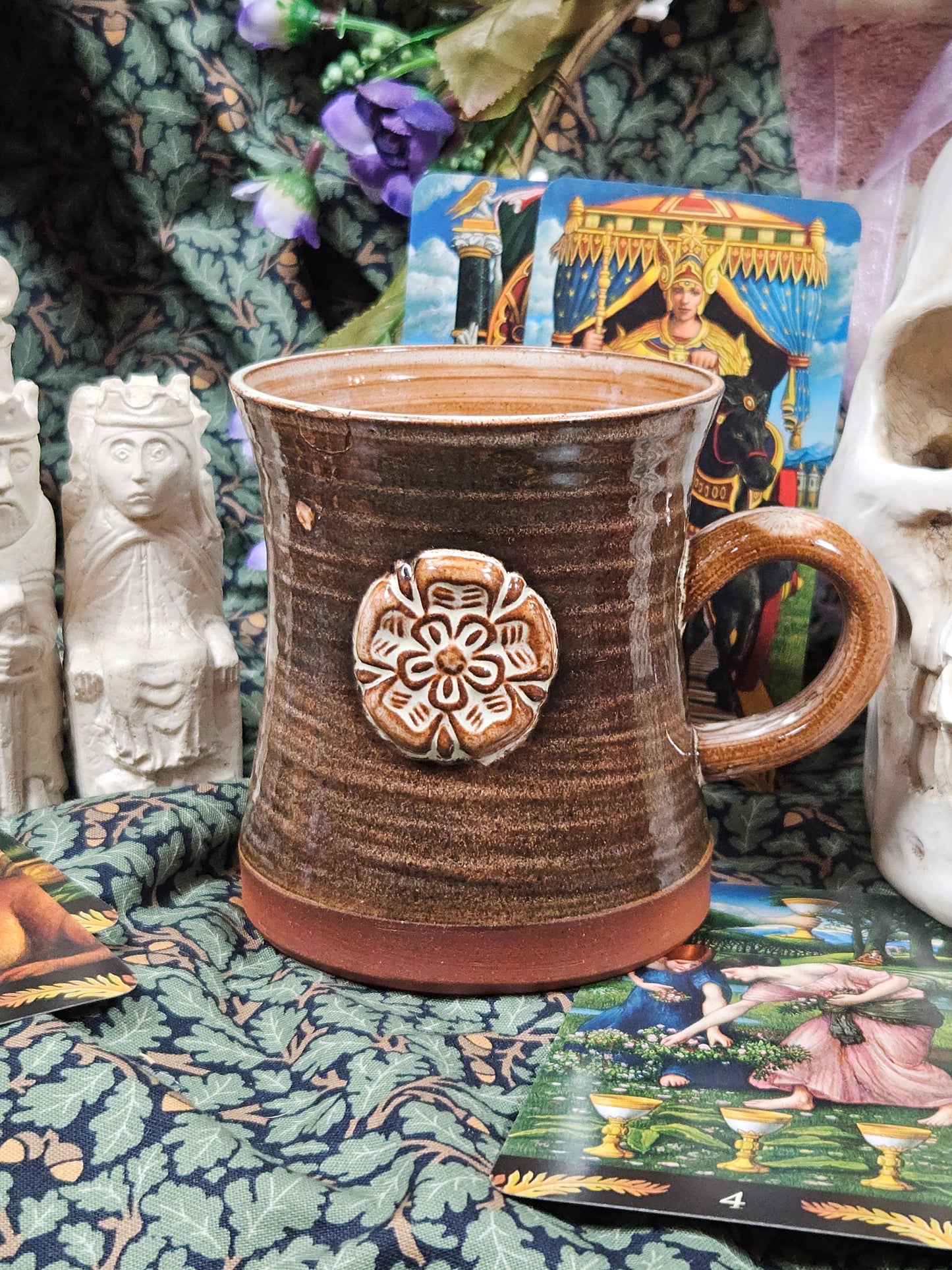 Studio Pottery Yorkshire Rose Mug