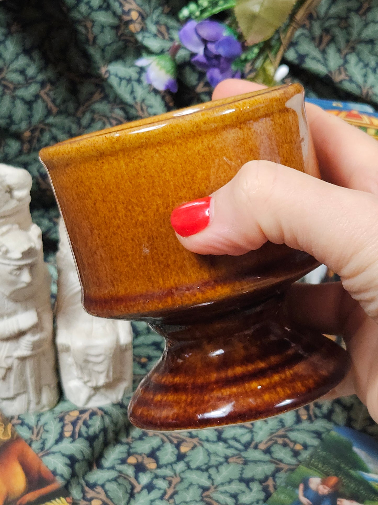 Vintage Studio Pottery everyday goblet with gloss glaze, VGC N400