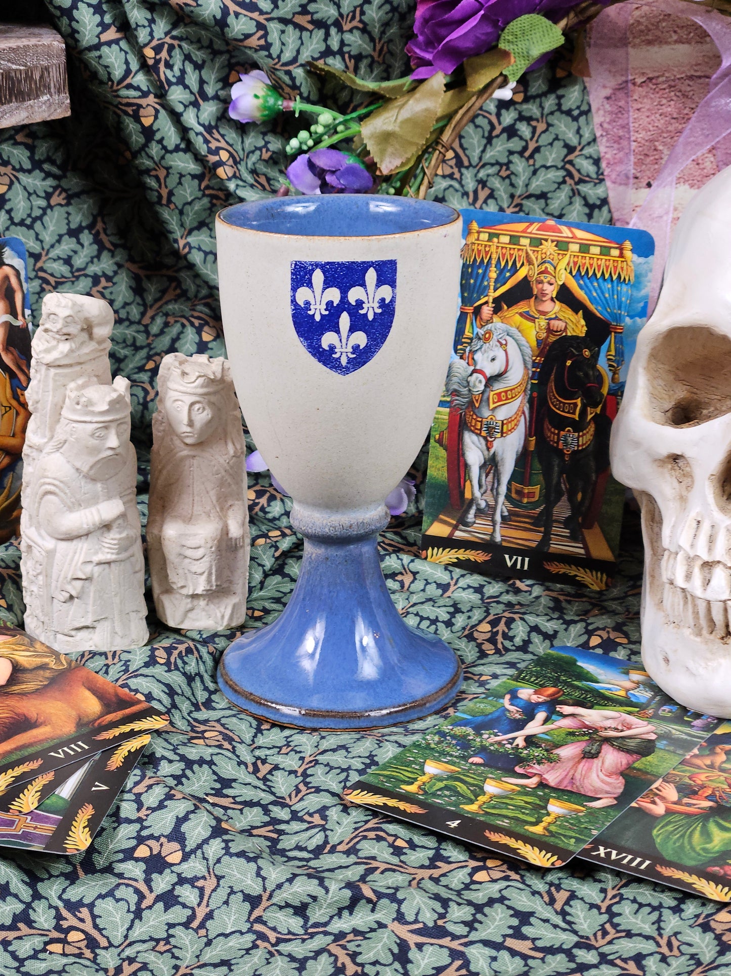Vintage Rochester Medieval Style Goblet, N313