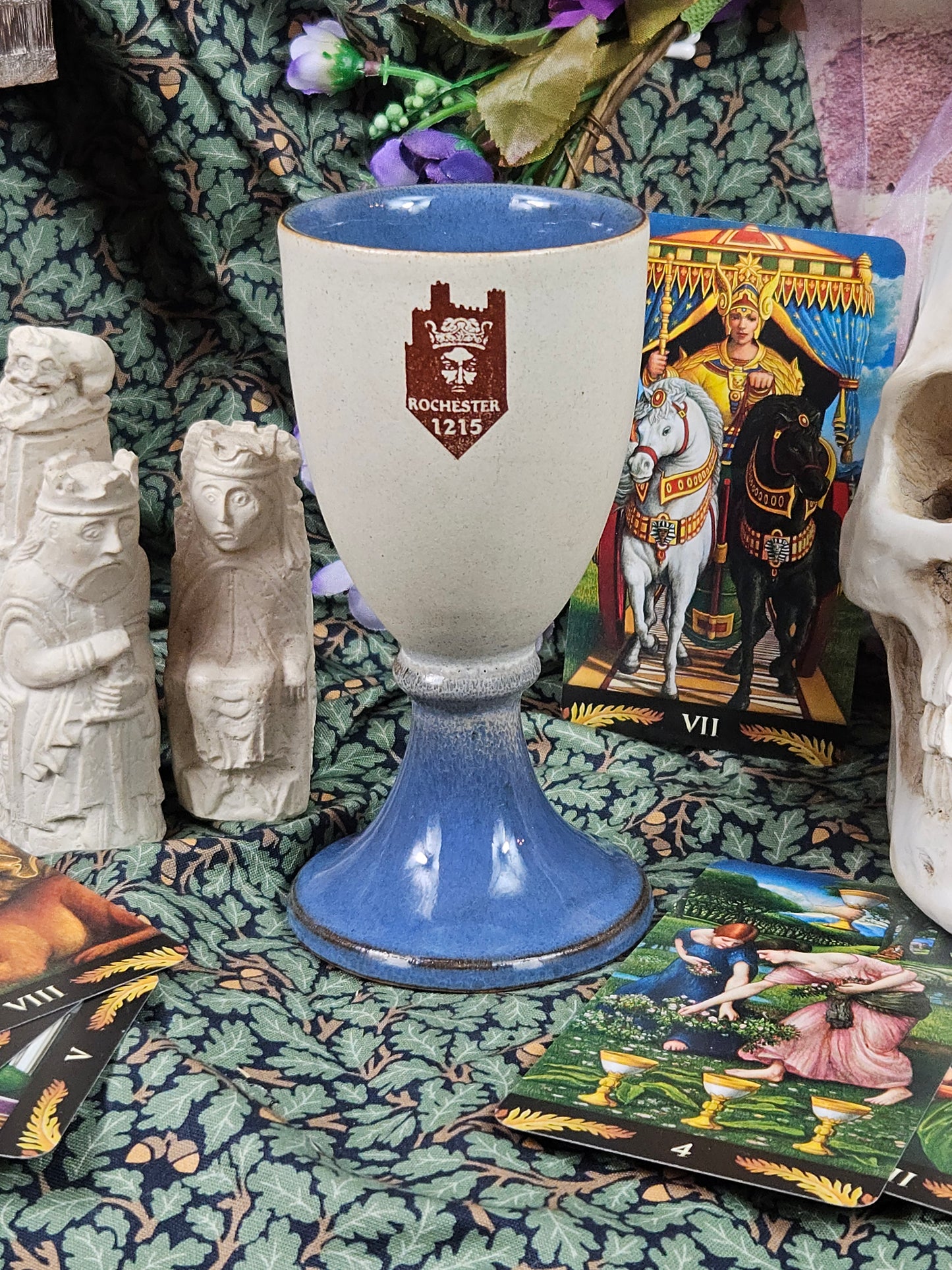 Vintage Rochester Medieval Style Goblet, N313