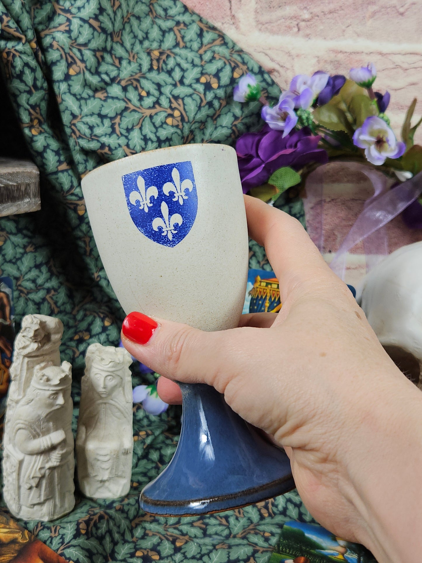 Vintage Rochester Medieval Style Goblet, N313